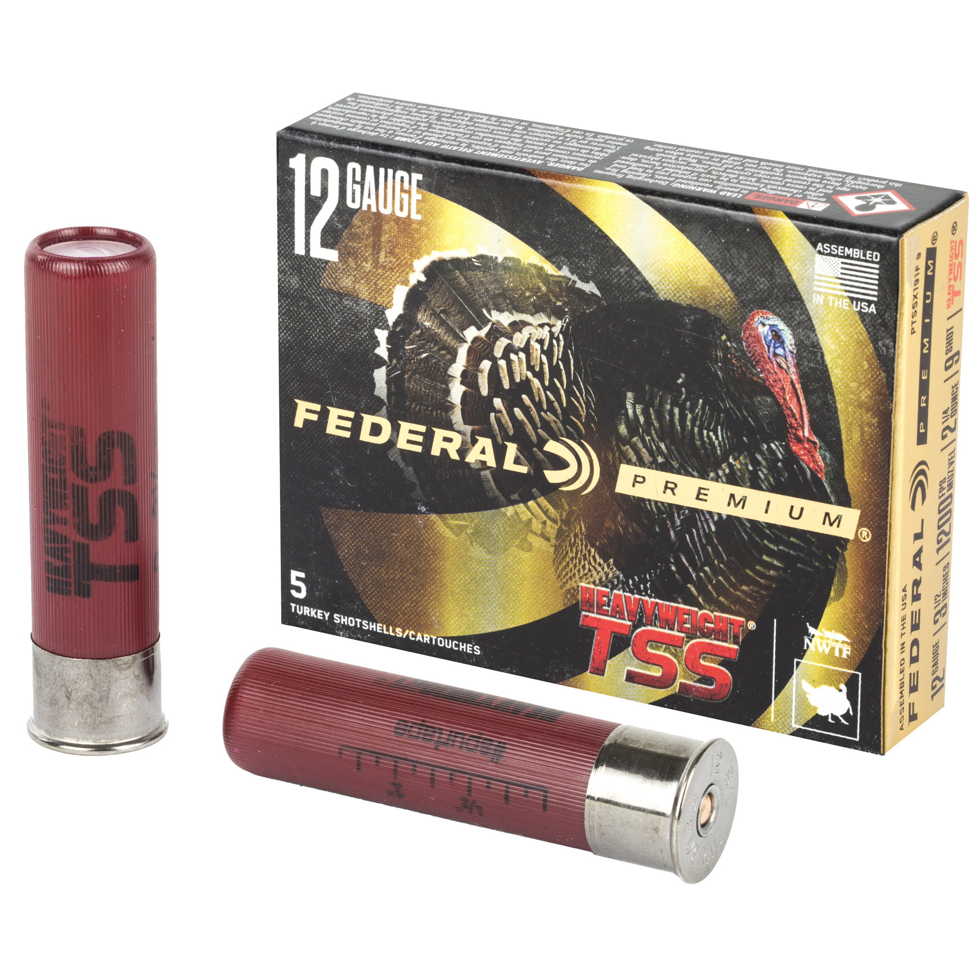 Federal Heavyweight Tss 12 Gauge Tungsten Super Shot 2 1/4 oz 5 Rounds