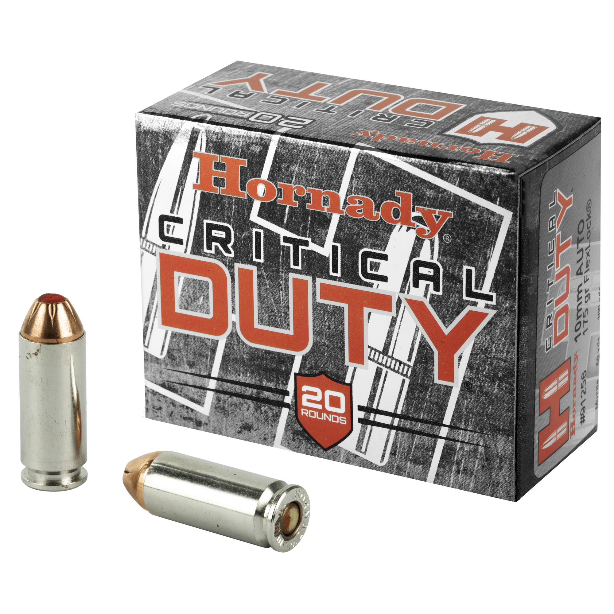 Hornady Critical Duty Handgun Ammo 10mm 175 gr. Flexlock 25 rd.