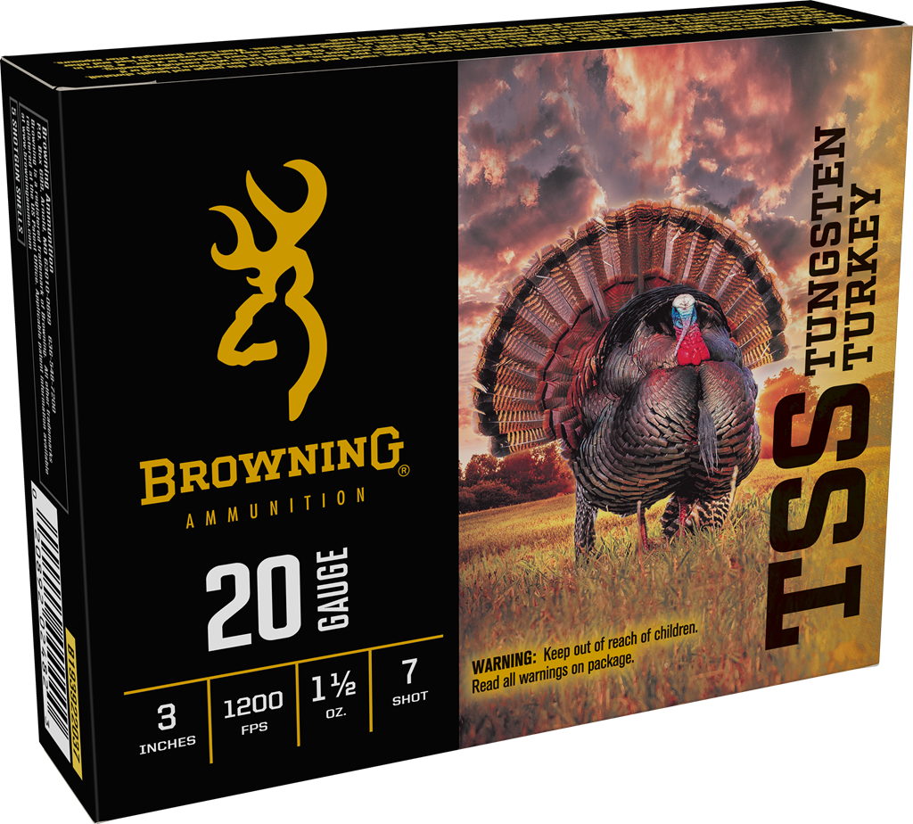 Browning TSS Tungsten Turkey 20 Gauge Tungsten Shot 1 1/2 Ounce 5 Rounds