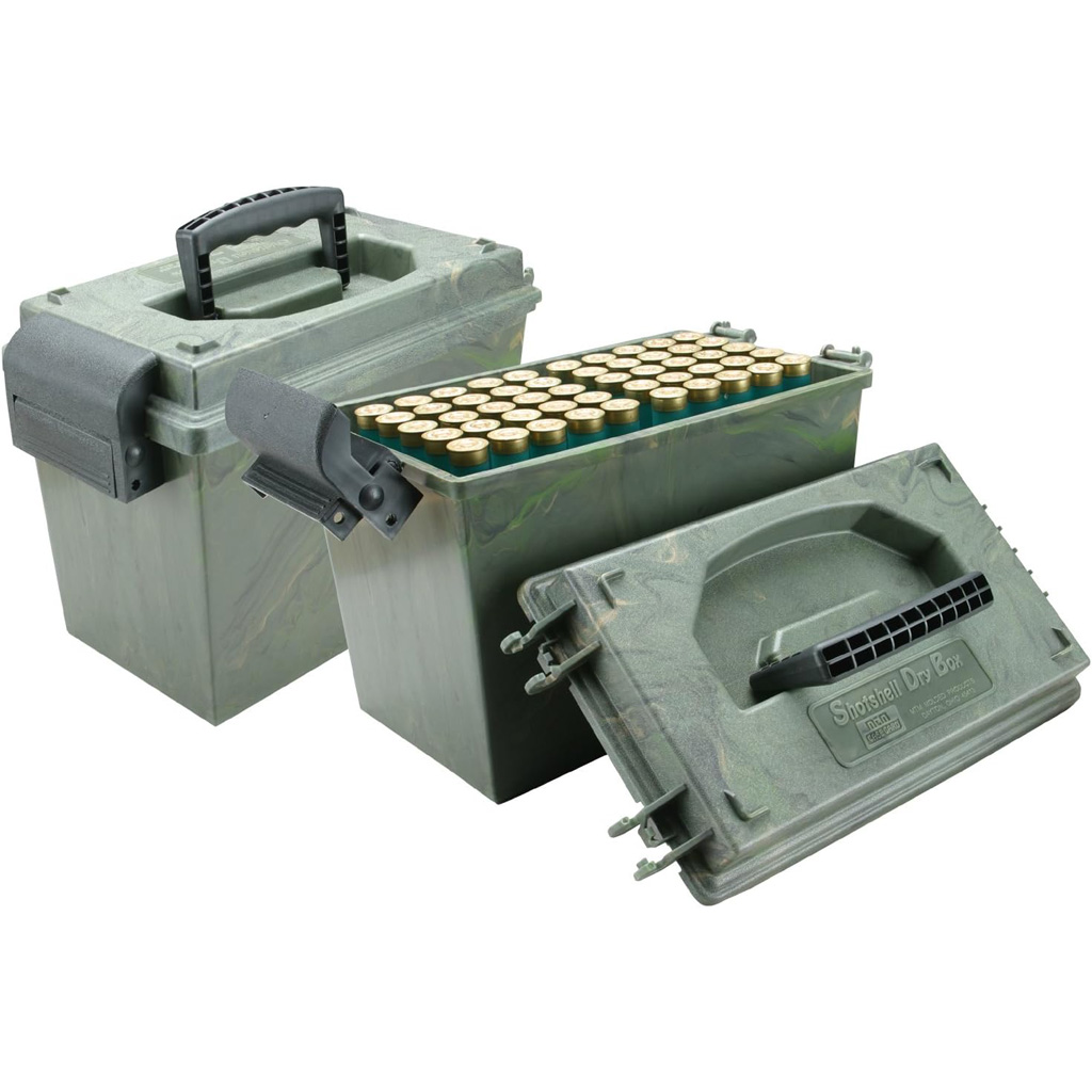 MTM Shotshell Dry Box 12ga. 100rd. Case Camo