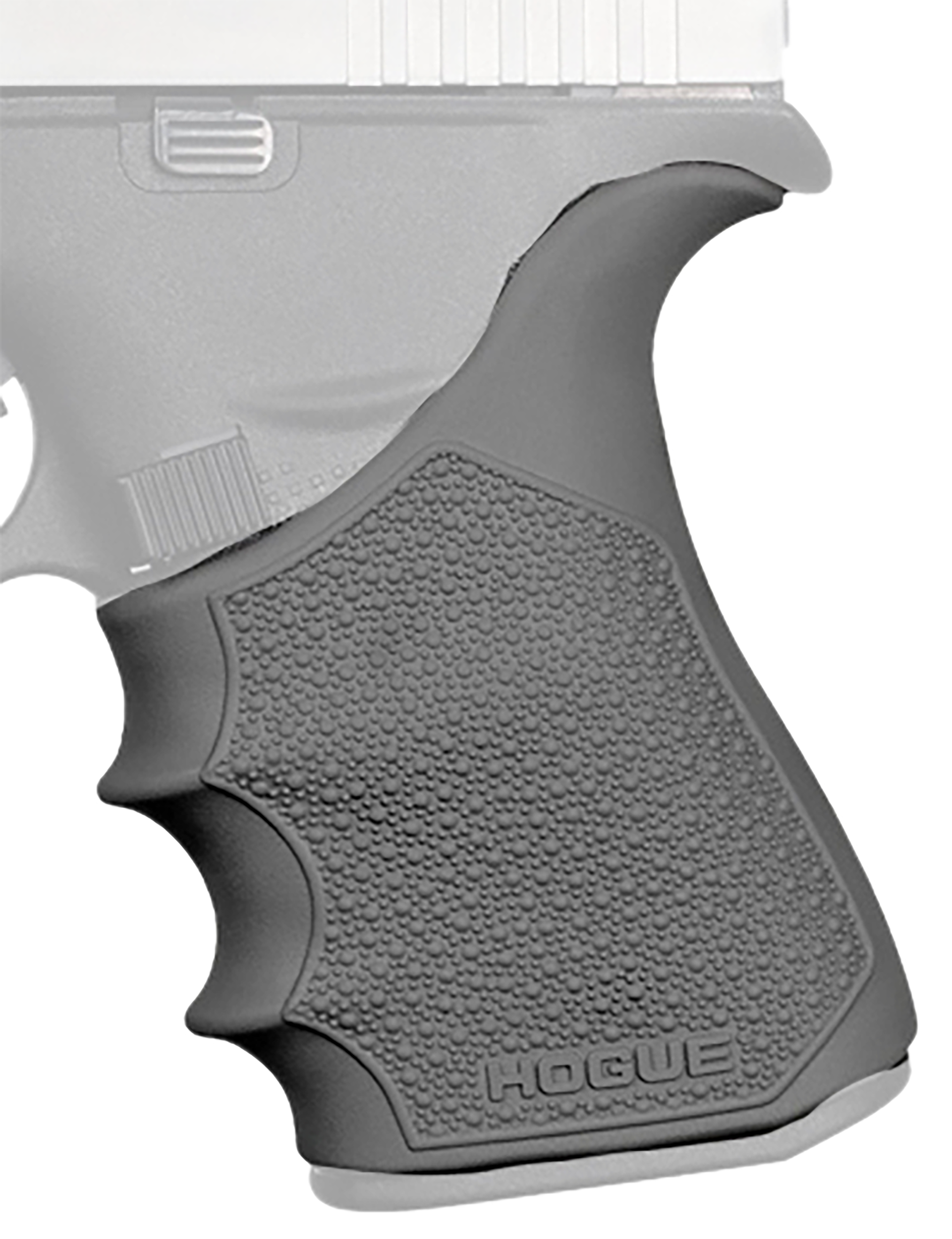 Hogue Handall Beavertail Slate Gray Rubber Grip Sleeve for Handguns