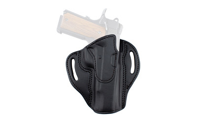 TX 1836 Kydex TXBH3300 Cannon  OWB, Black Leather, Compatible w/Glock Full Size, Belt Slide Mount, Right Hand