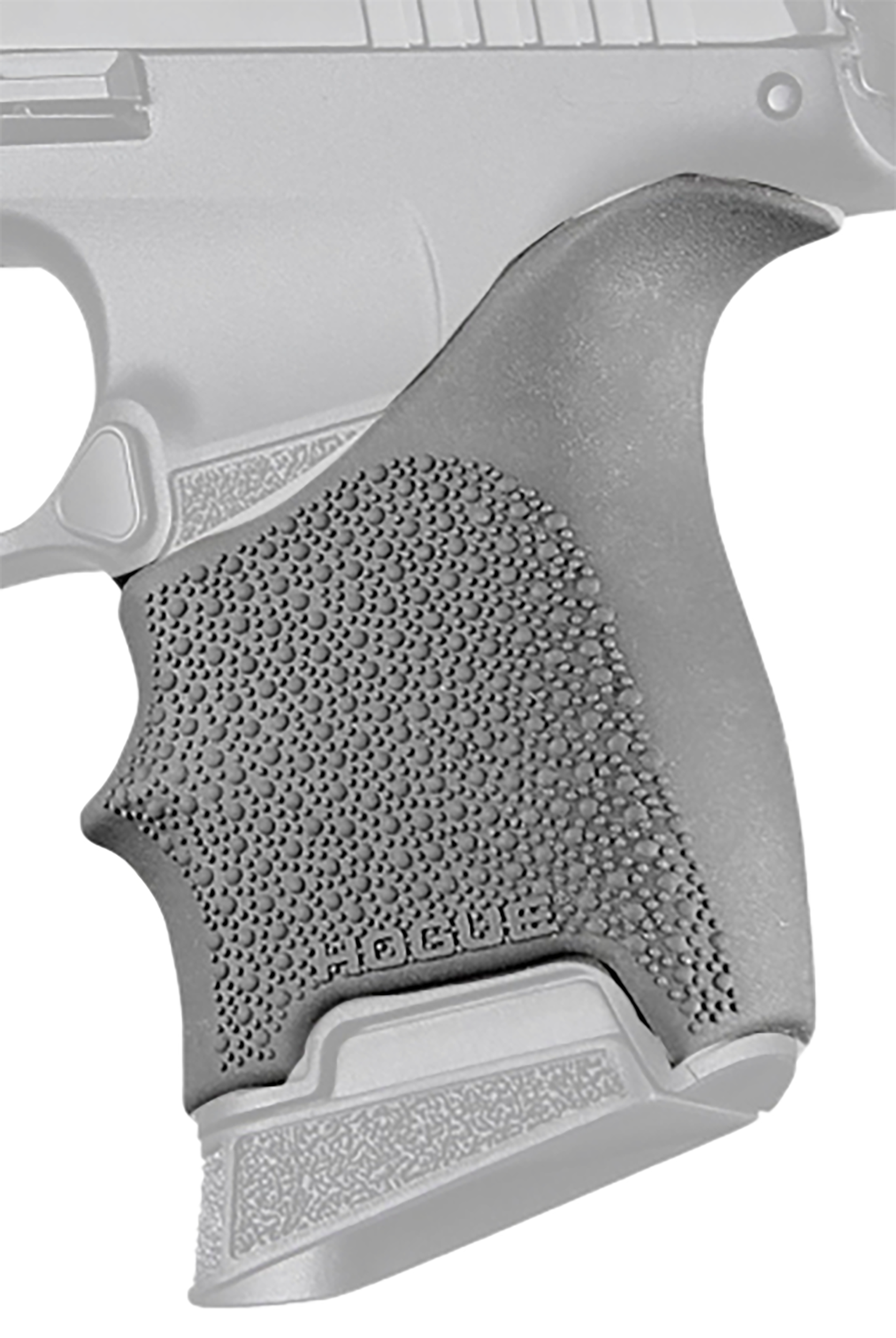 Hogue Handall Beavertail Grip Sleeve Slate Gray Rubber Pistol Grip