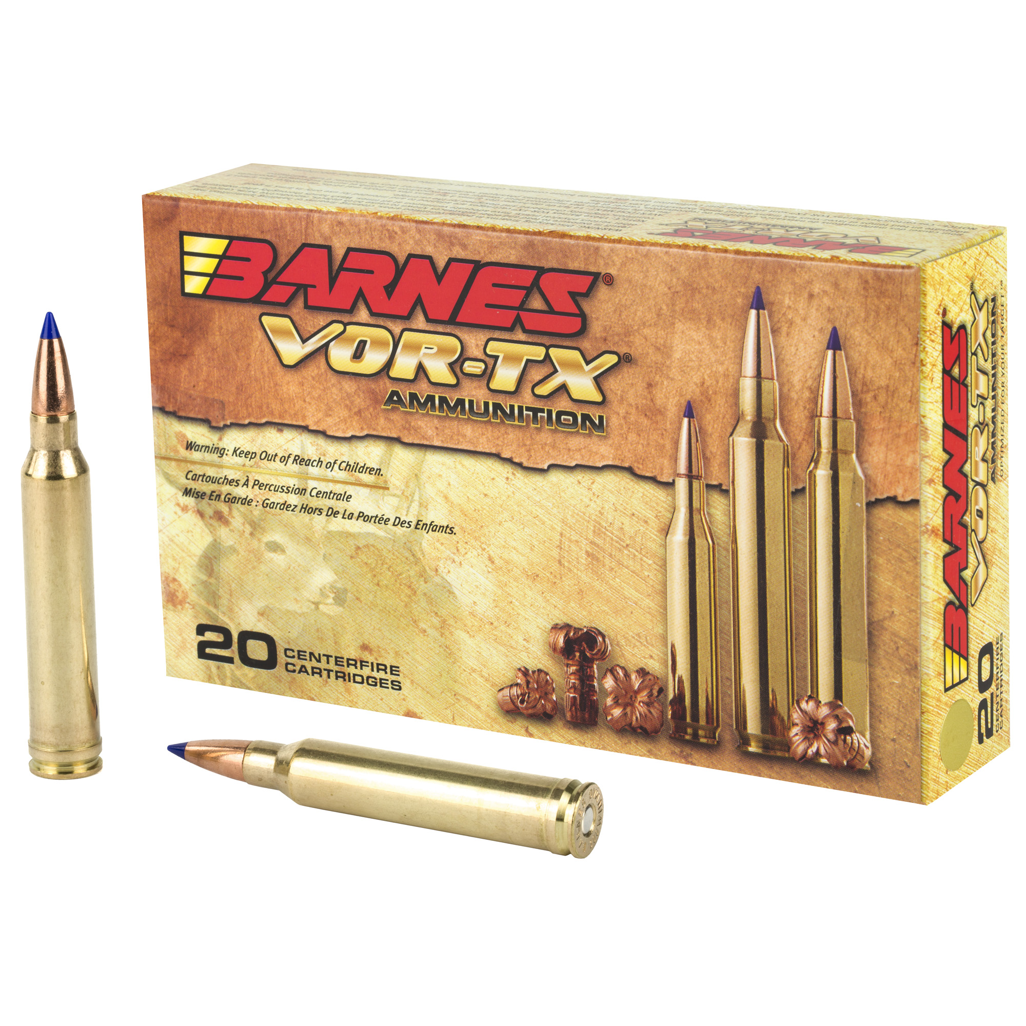Barnes VOR-TX 300 Winchester Magnum TTSX Boat Tail 180 Grain 20 Rounds