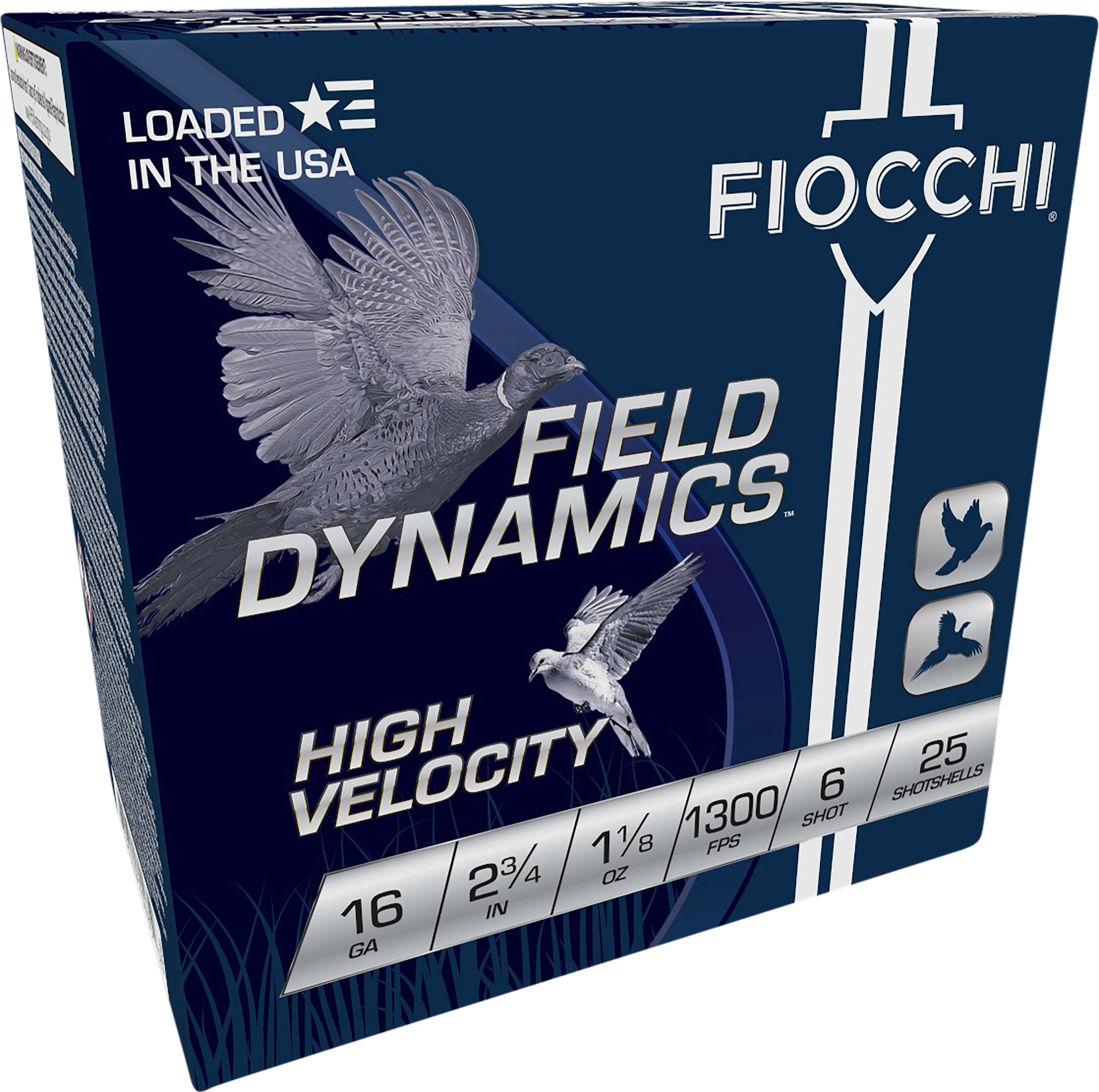 Fiocchi High Velocity Hunting Loads 16 Gauge Shot 1-1/8 oz 25 Rounds