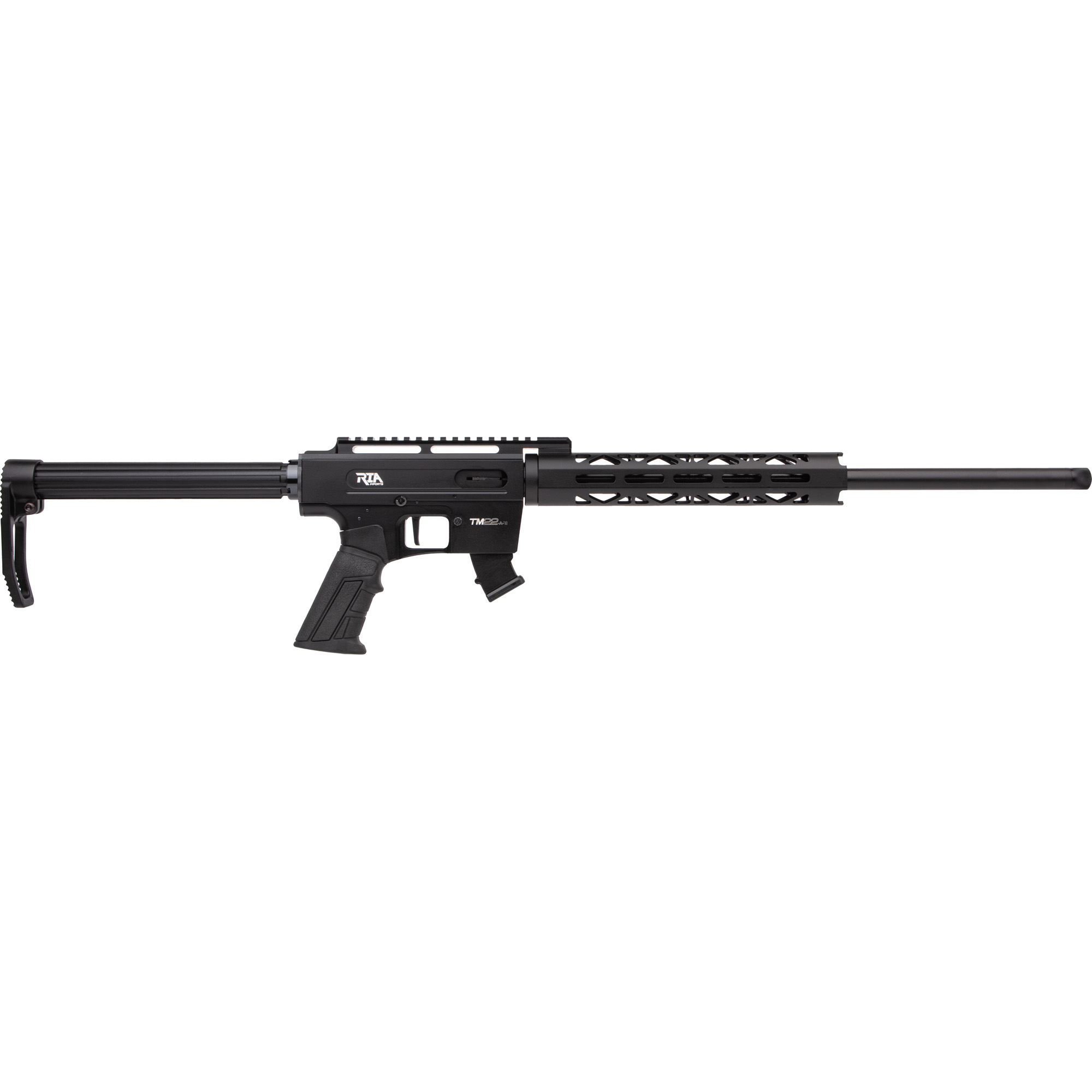 Armscor TM22 22 Long Rifle, 18in. Barrel, 10rd, MLOK Handguard & Fixed Stock - Black (NPN: TM22A18)