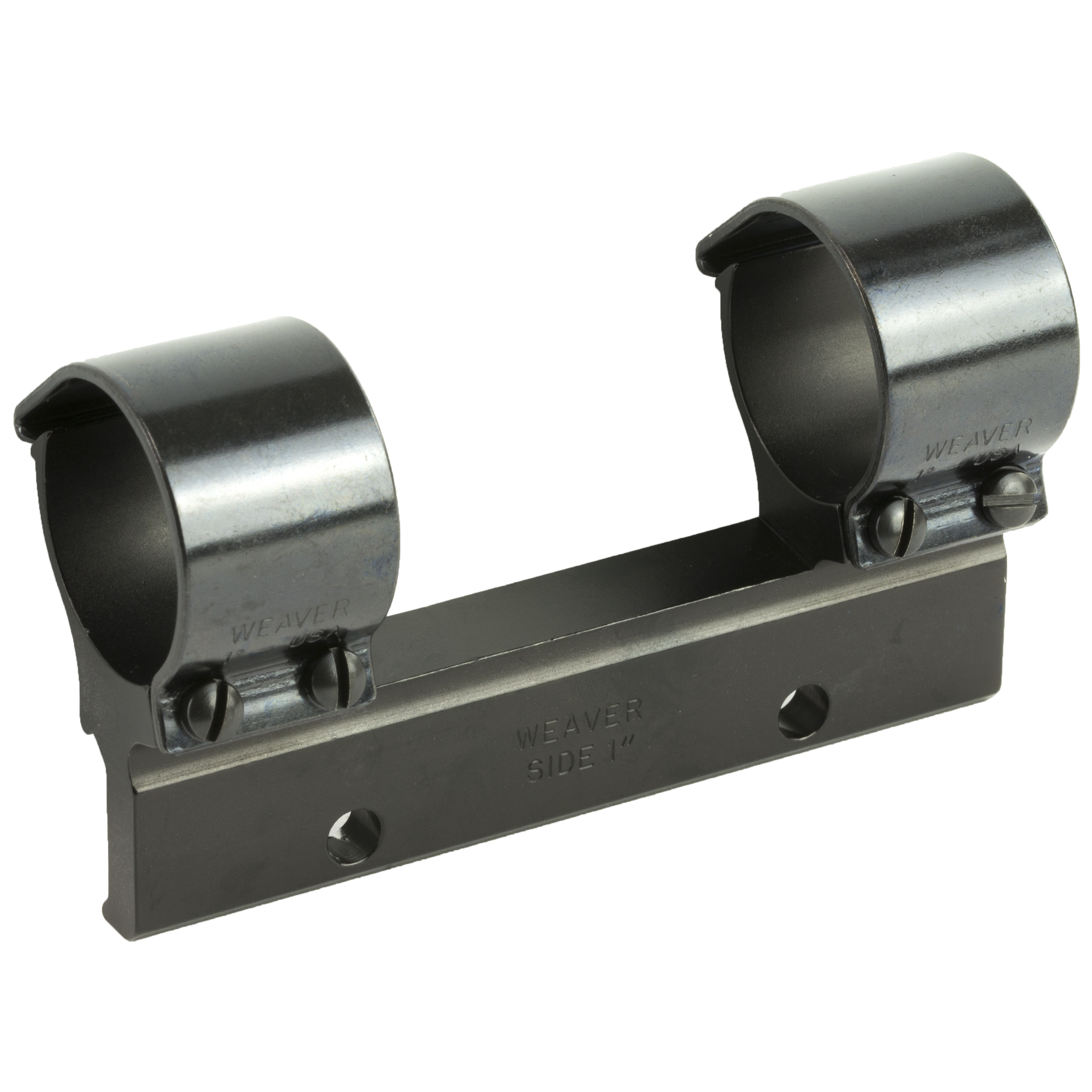 Weaver Side Mount Scope Rings 1in High Detachable Compatible with Weaver