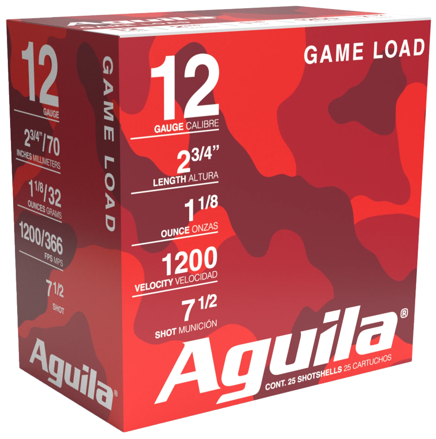 Aguila Ammunition Standard Velocity 12 Gauge Birdshot Lead 1 1/8 oz 25 Rounds