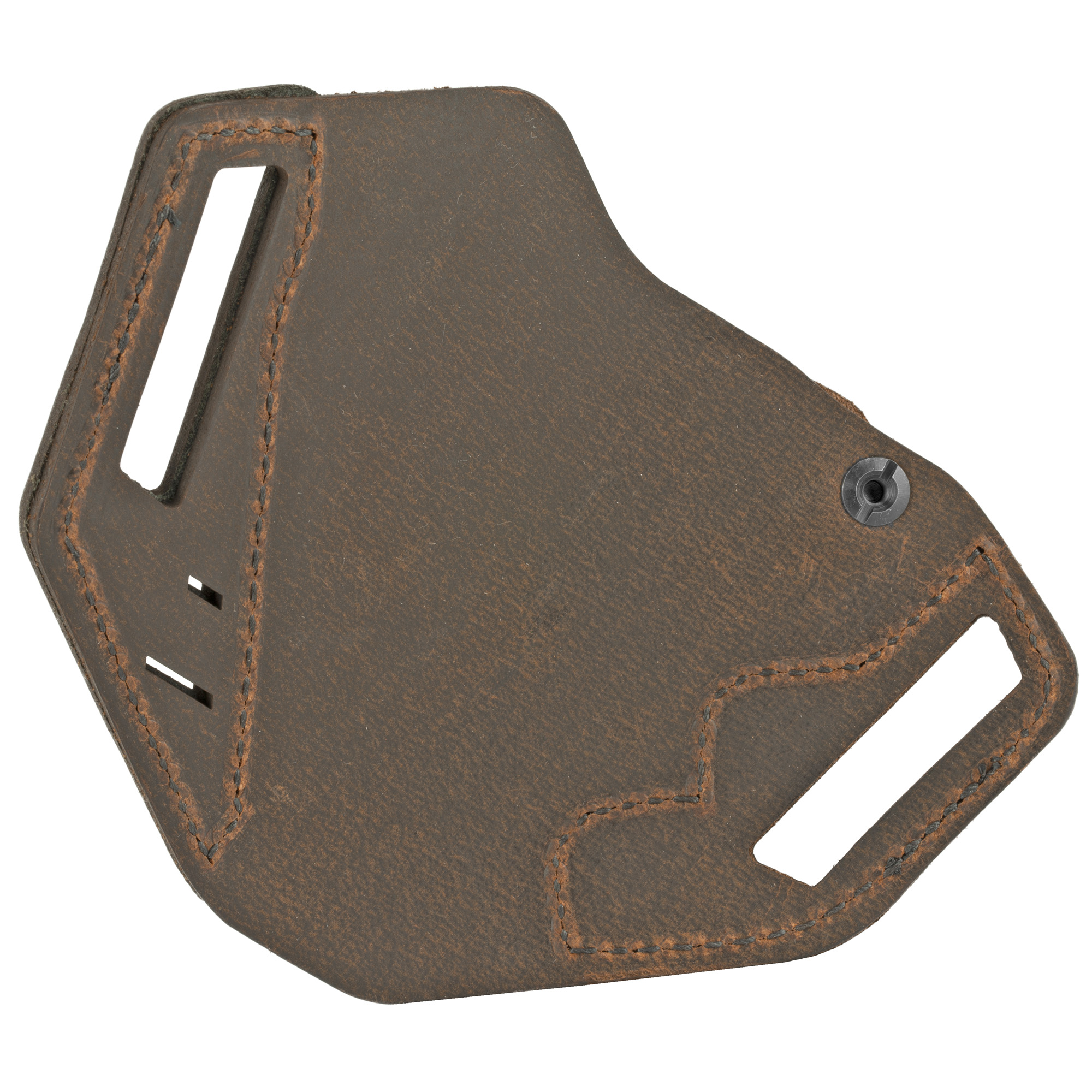 Versacarry REV201 Revolver  OWB Distressed Brown Leather Belt Slide Fits S&W J Frame/Ruger LCR Right Hand