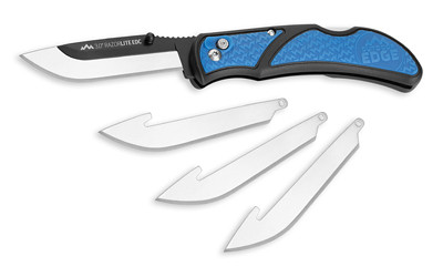 Outdoor Edge Razor-Lite EDC Knife Blue 3 in.