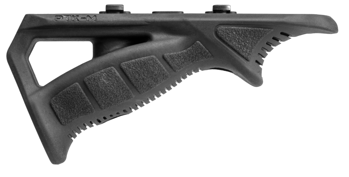 FAB Defense FXPTKMB PTK Rubberized M-LOK Ergonomic Angled Grip  Black Polymer Fits AR-Platform