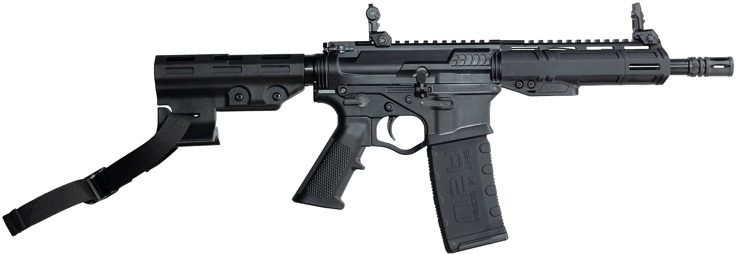 ATI Alpha Maxx 5.56x45mm NATO 7.5in 31rd 7.50 M-LOK Handguard Titanium