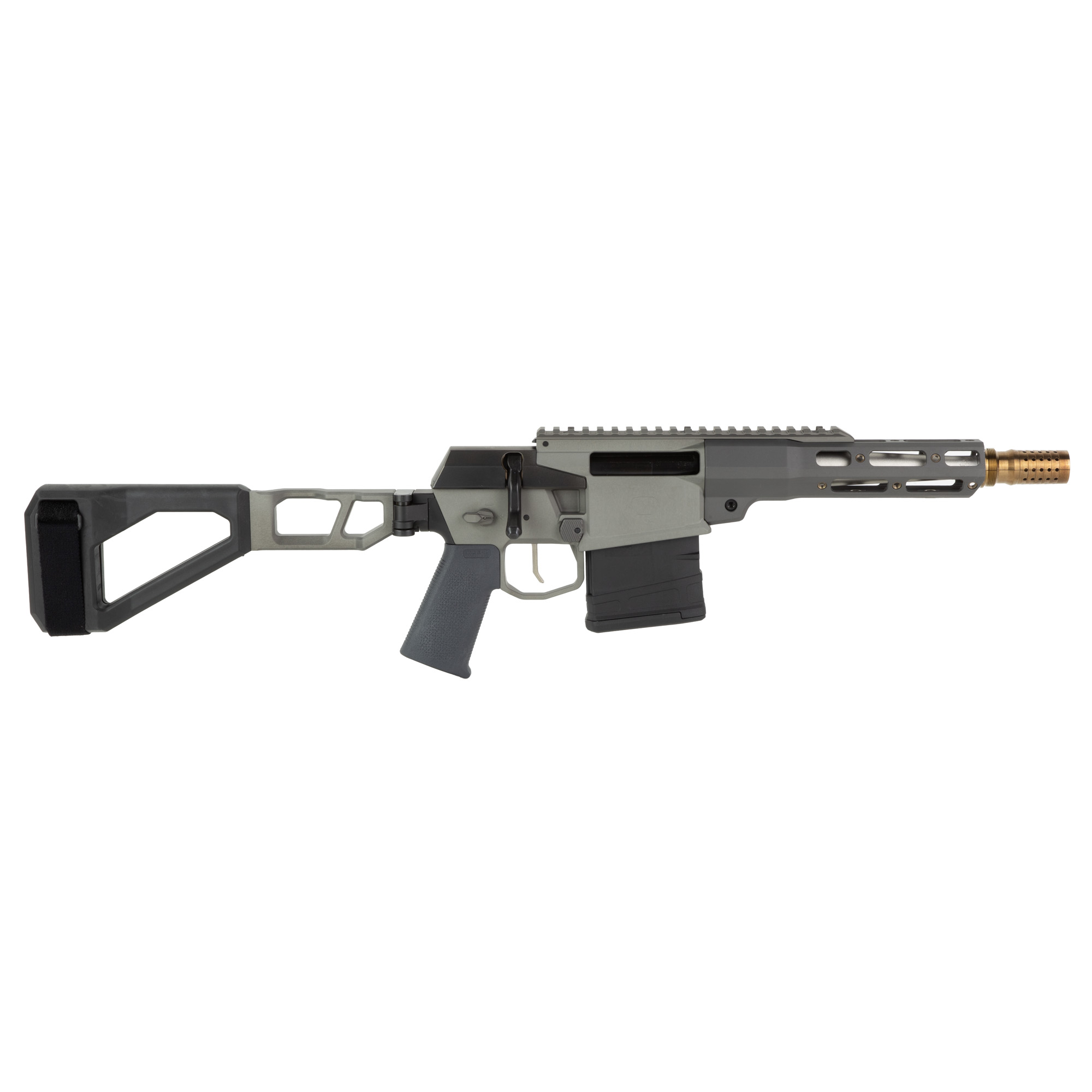 Q LLC FIX868INPISTOL The Fix  8.6 Blackout 30+1 8" Stainless Threaded Barrel Q-Sert Free-Float Handguards, Picatinny Rail Receiver, Black SBA3 Brace Black, Polymer Grips