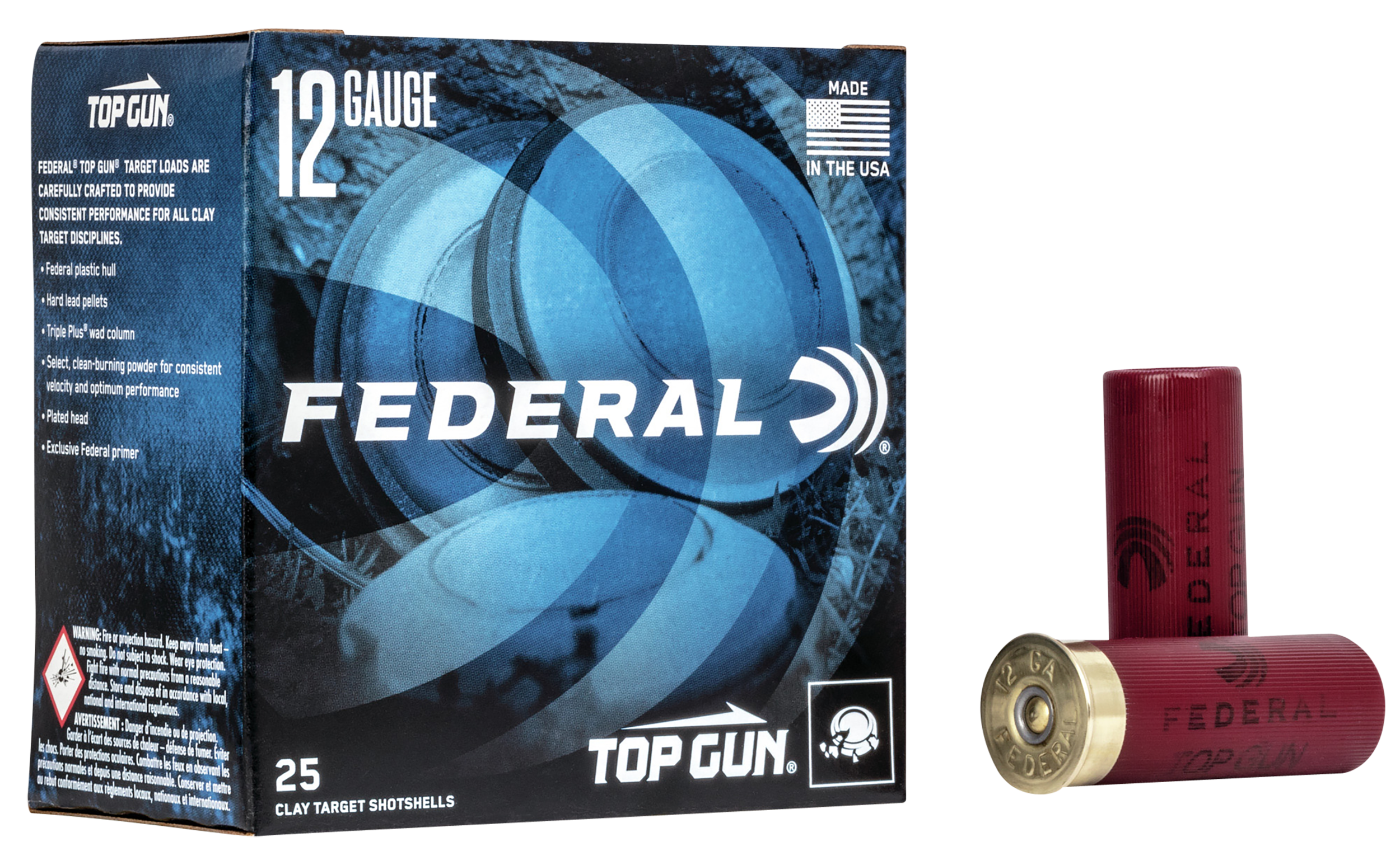 Federal Top Gun Target 12 gauge Lead 1 1/8 oz 25 rounds