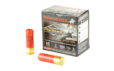 Winchester Super Pheasant Diamond Grade Load 12 Gauge 5 Shot 1-5/8 Ounce 25 Rounds