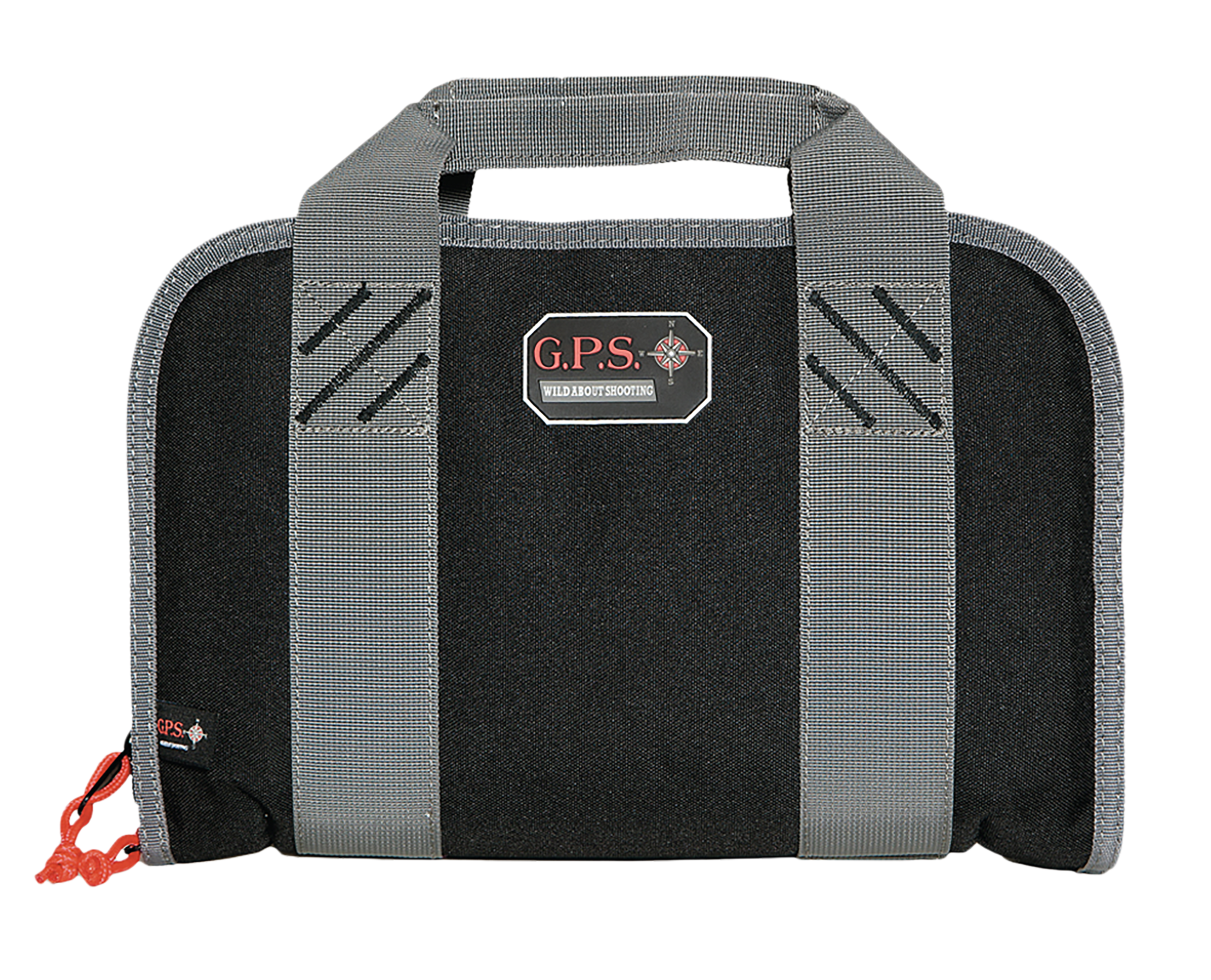 GPS Bags 1308PC Double Pistol Case Black Nylon w/ Visual ID Storage System