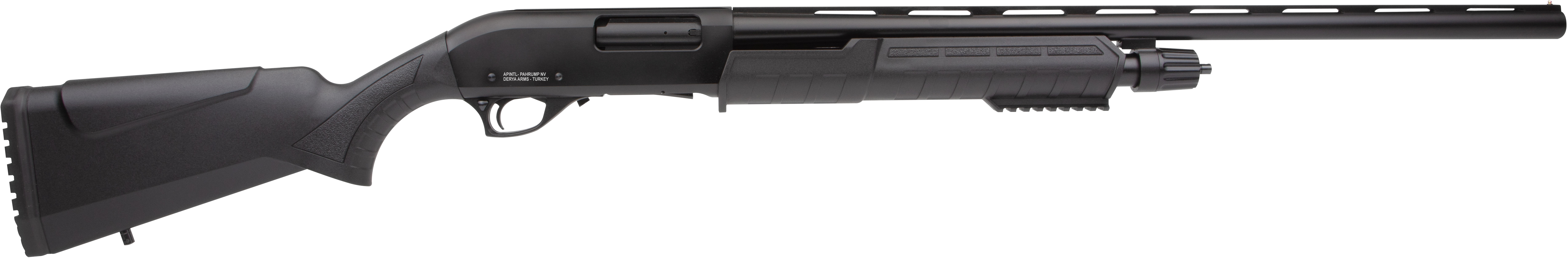 Armscor Pump Combo, 12GA, 24in. Barrel, 5rd, Incl. 22" Barrel - Black (YPA12C2224B)