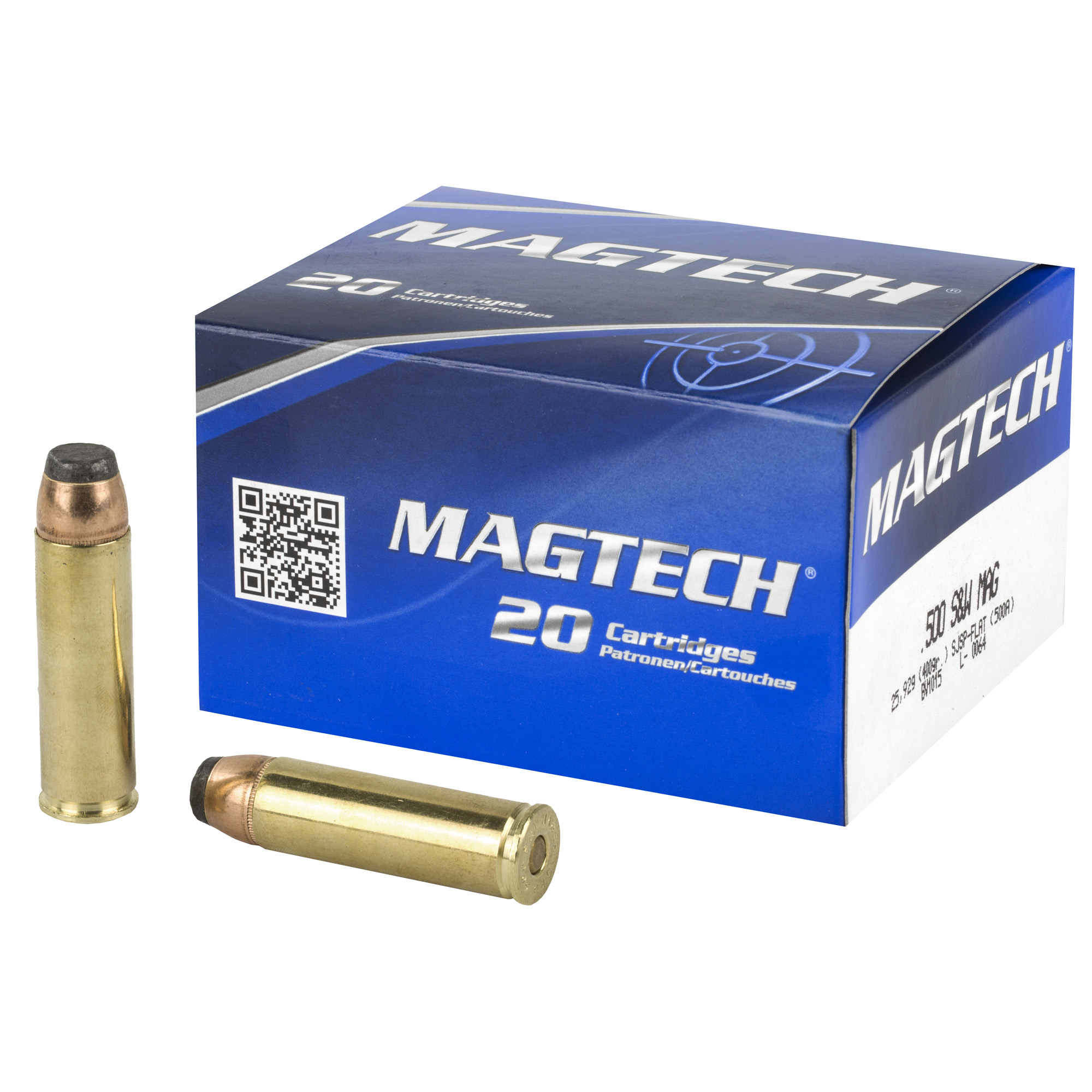 Magtech Range 500 Sw Magnum Semi-Jacketed Soft Point 400 Grain 20 Rounds