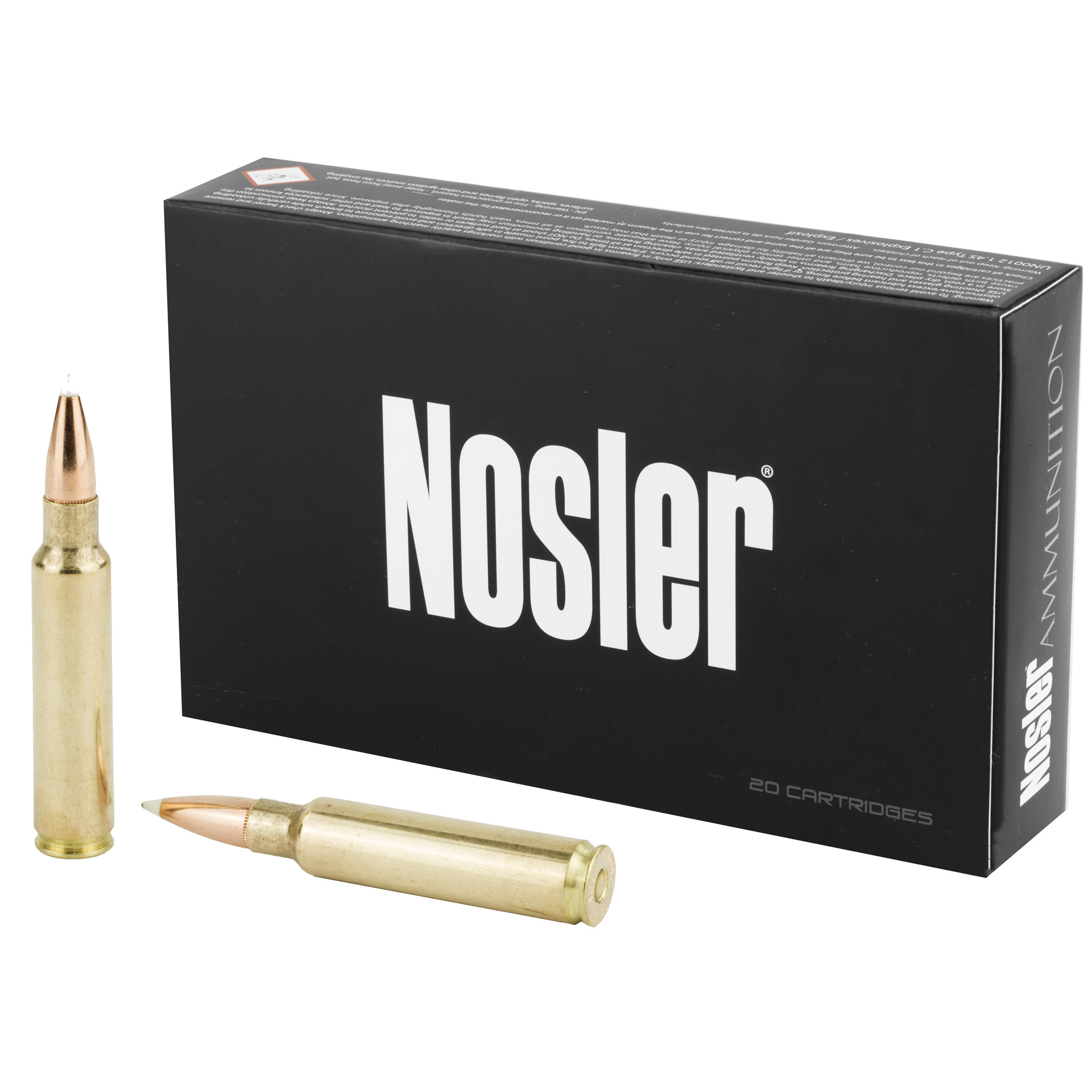 Nosler, Trophy Grade, 33 Nosler, AccuBond Soft Point, 225 Grain, 20 Rounds