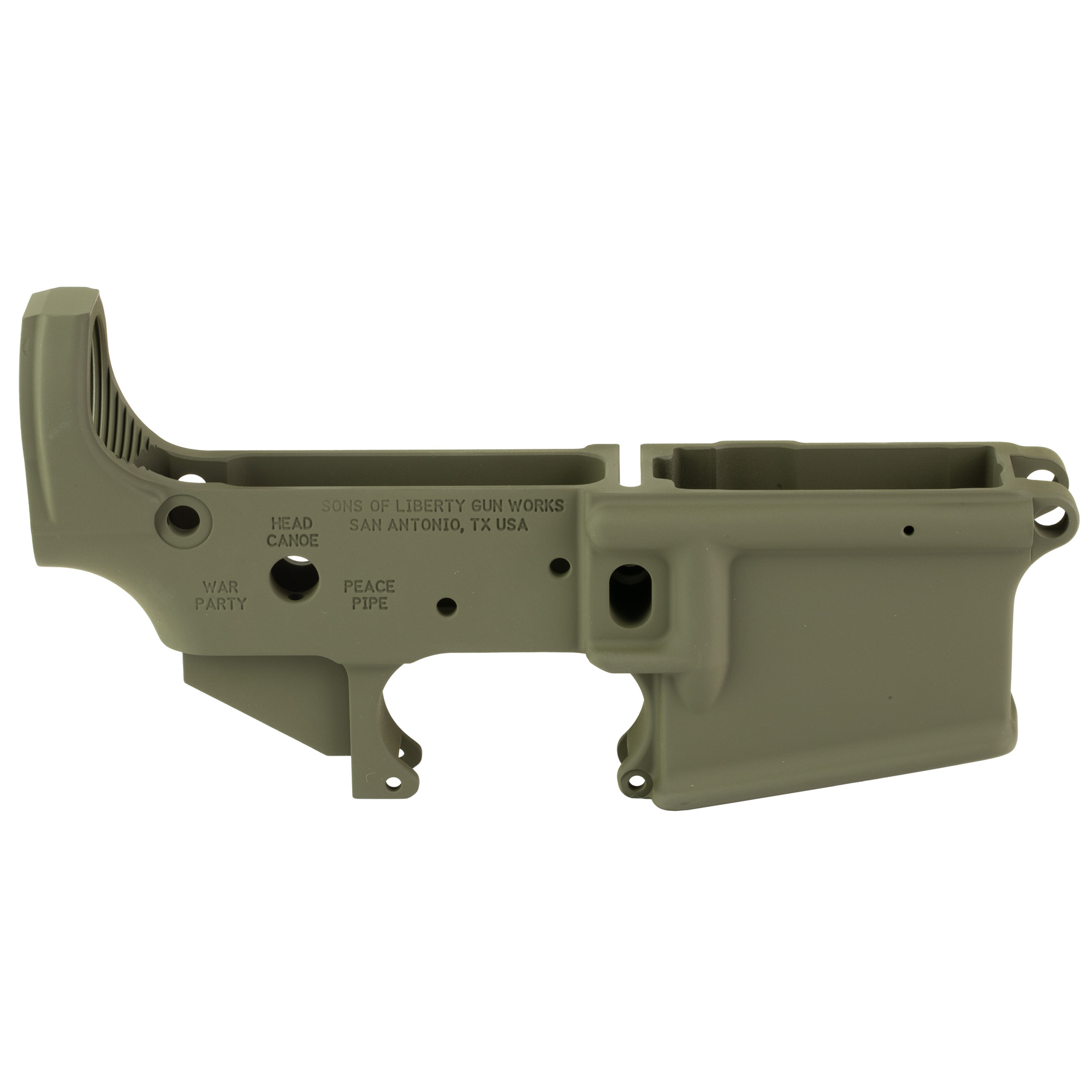 Sons of Liberty Gun Works Scalper Multi Caliber N A Olive Drab Green Cerakote