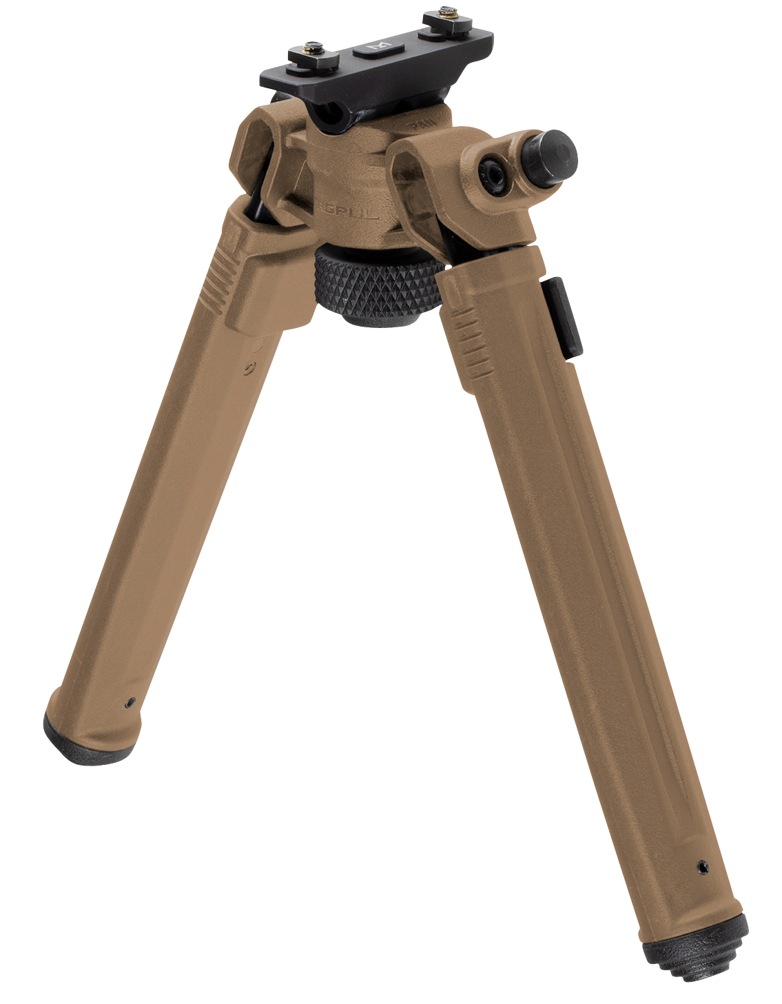 Magpul MAG933-FDE Bipod M-LOK Attachment Flat Dark Earth Aluminum Rubber Feet