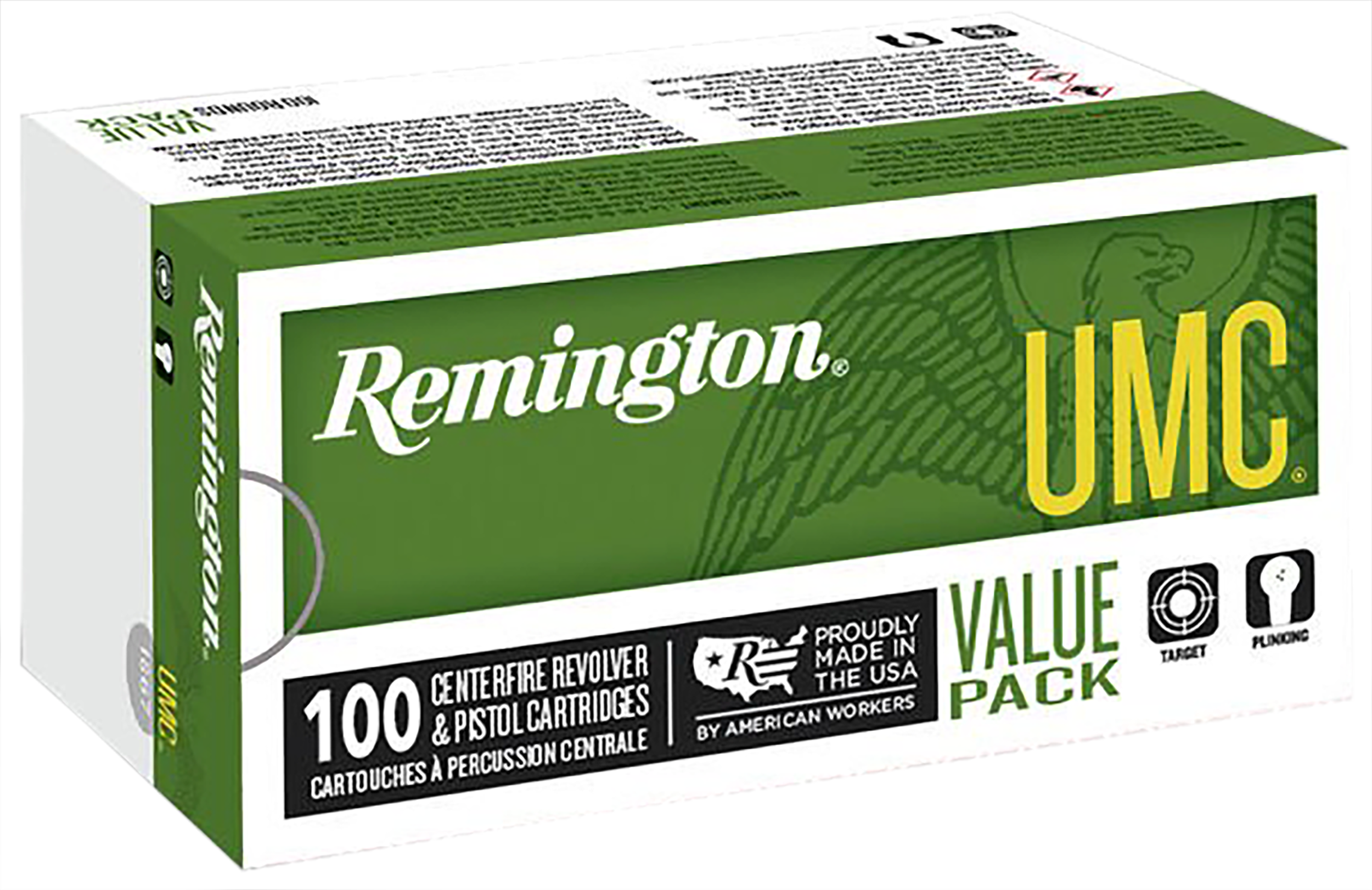 Remington UMC 40 S&W Full Metal Jacket 180 Grain 100 Rounds