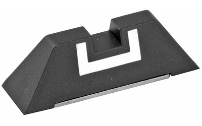 Glock Oem Fixed Rear Sight 7.3mm Matte Polymer White Insert Fits All Glocks