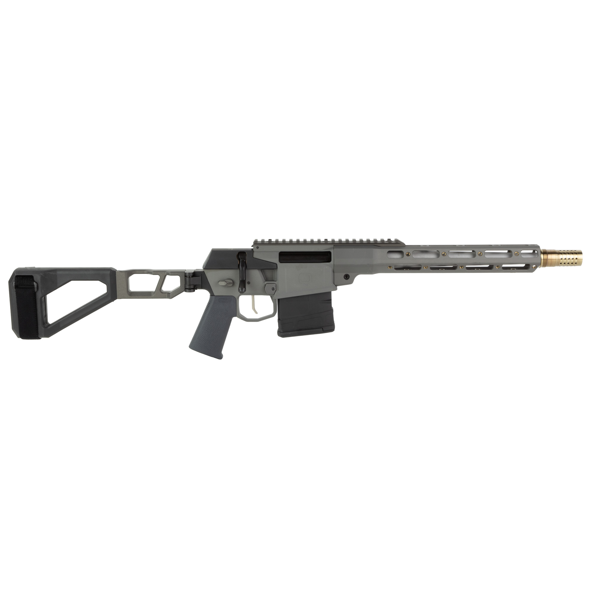 Q LLC FIX8612INPISTOL The Fix  8.6 Blackout 30+1 12" Stainless Threaded Barrel Q-Sert Free-Float Handguards, Picatinny Rail Receiver, Black SBA3 Brace Black, Polymer Grips
