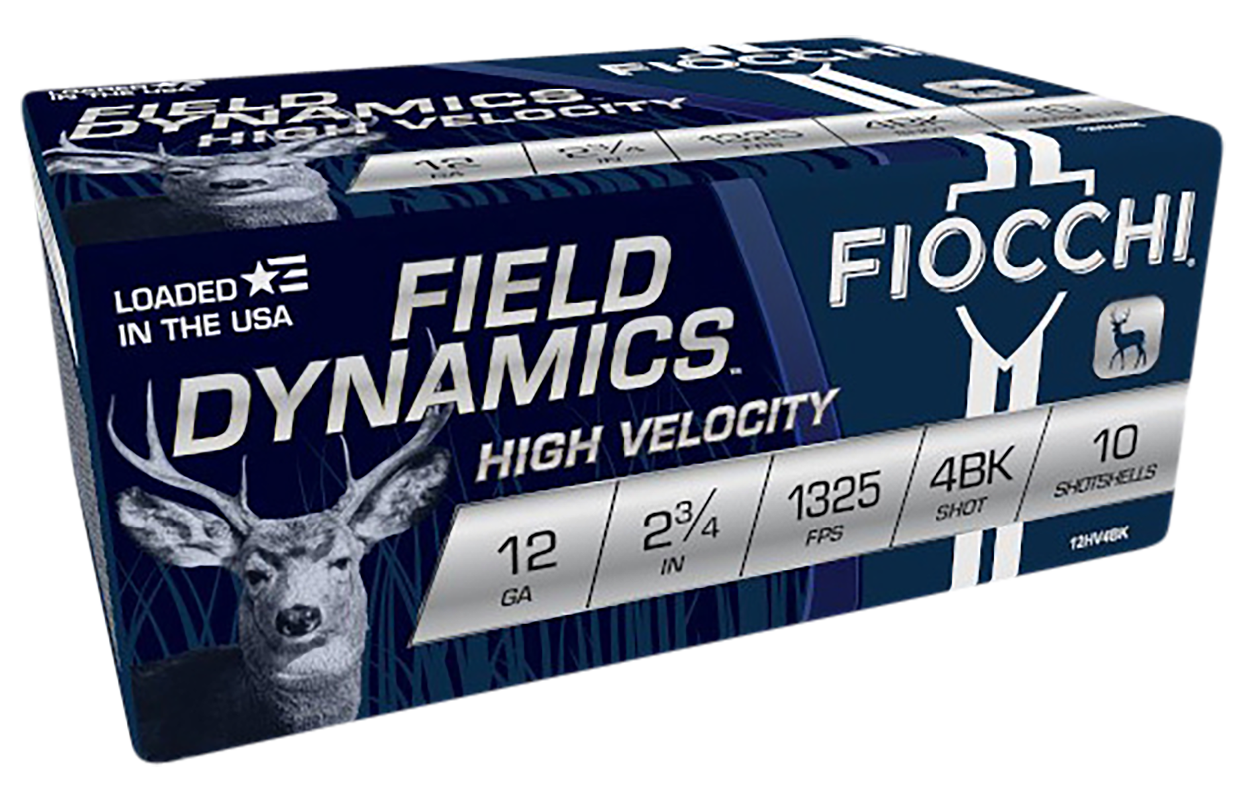 Fiocchi Defense Dynamics Exacta Buckshot 12 Gauge 27 Pellets 4 Buck Nickel-Plated Lead 10 Rounds