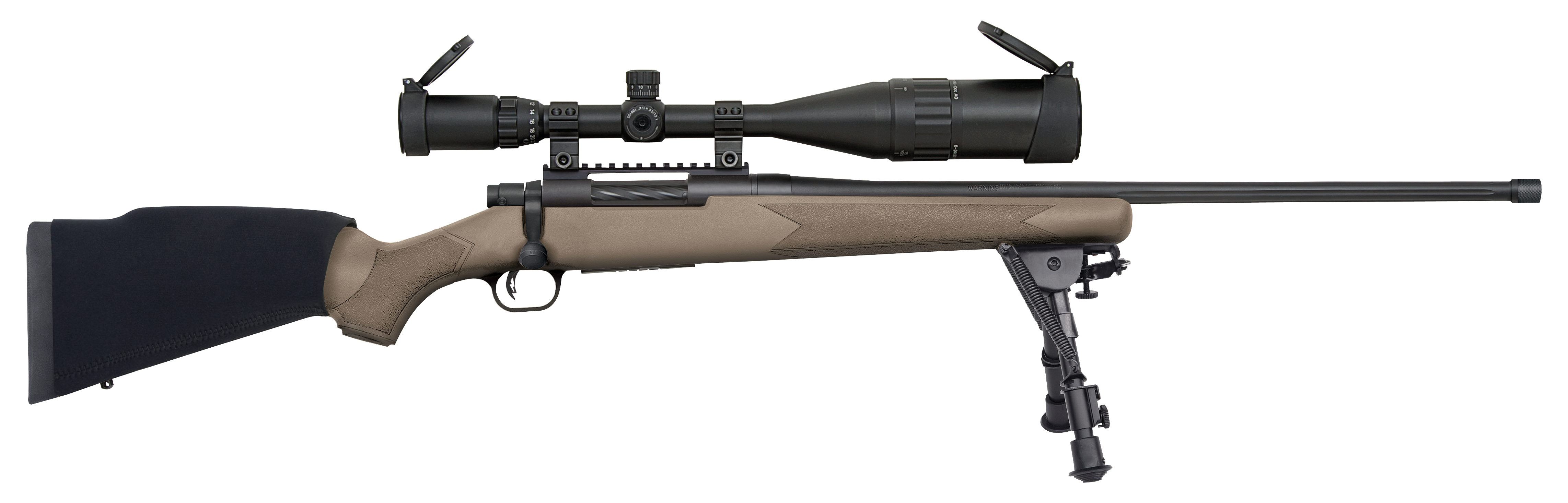 Mossberg, Patriot Night Train, 6.5 Creedmoor, 24 in., 5+1 Rounds, FDE Synthetic, Right Hand