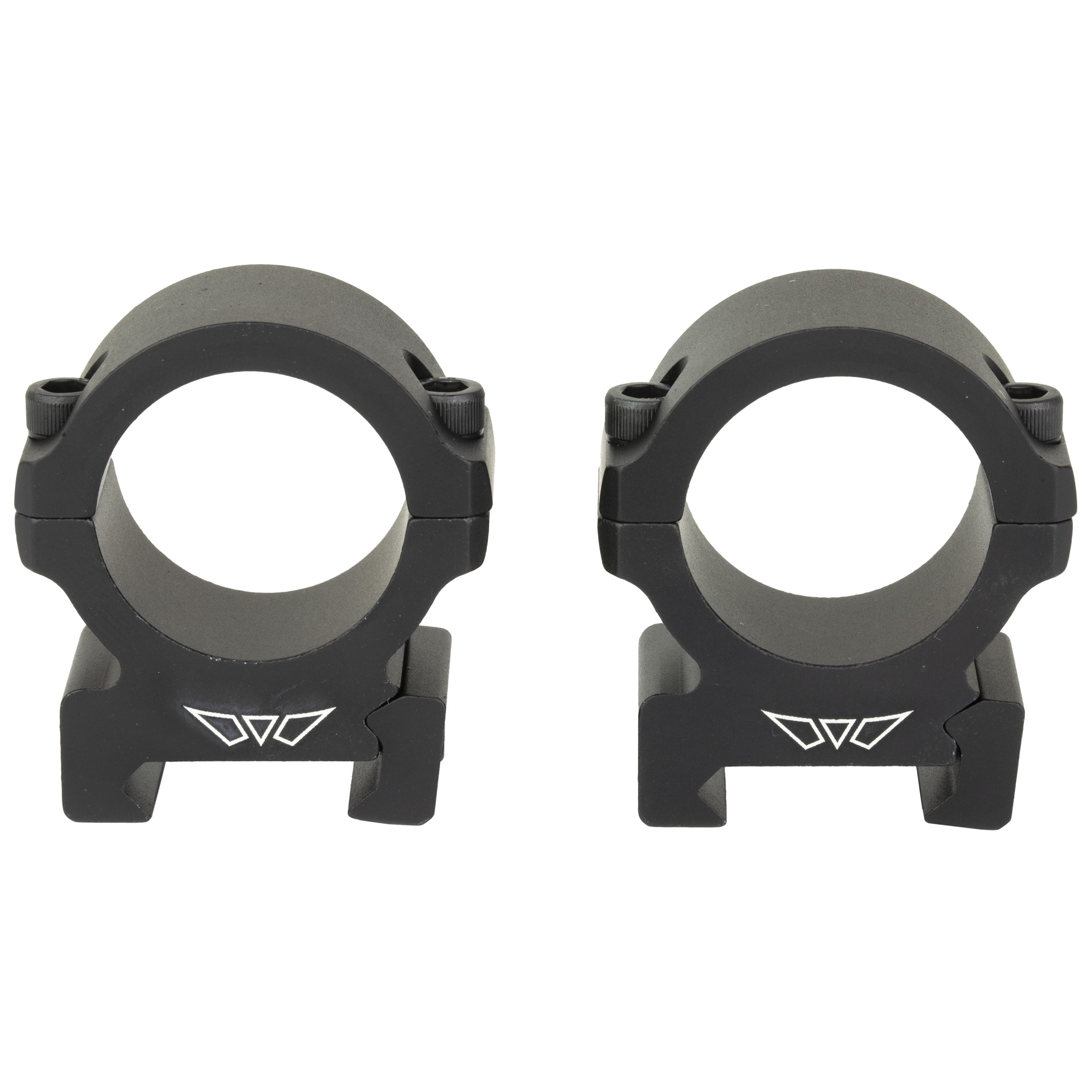 Warne Vapor 1in Medium Horizontal Rings for Picatinny Stanag 4694 0 MOA