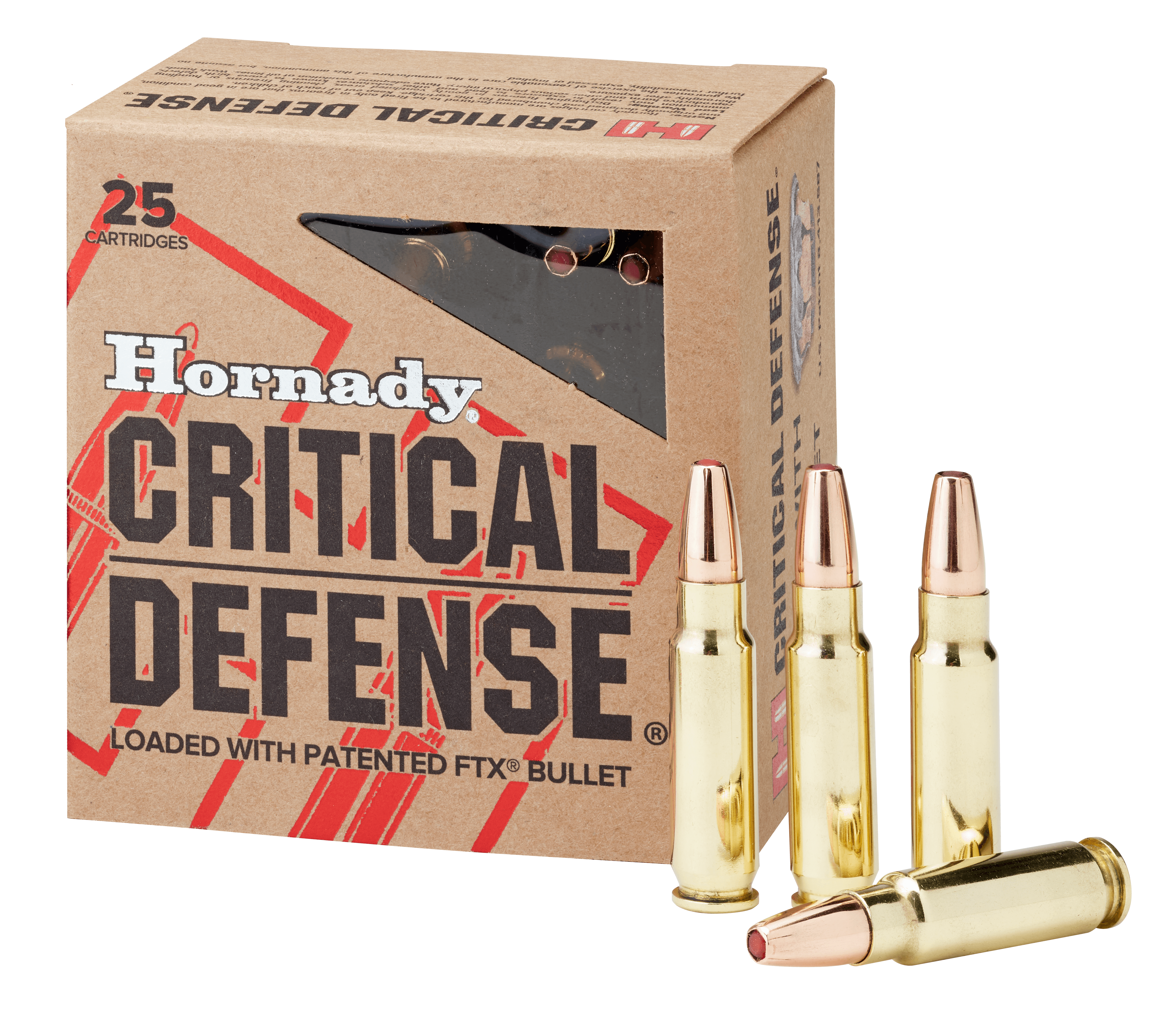 Hornady Critical Defense Pistol FTX 5.7x28mm FN Flex Tip 40 Grain 25 Rounds
