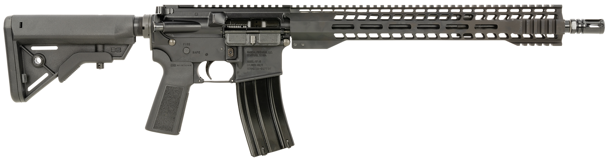 Radical Firearms Fr16556soc15shr Ar-15 5.56x45mm Nato 16 inch 30 Rounds Blued Black