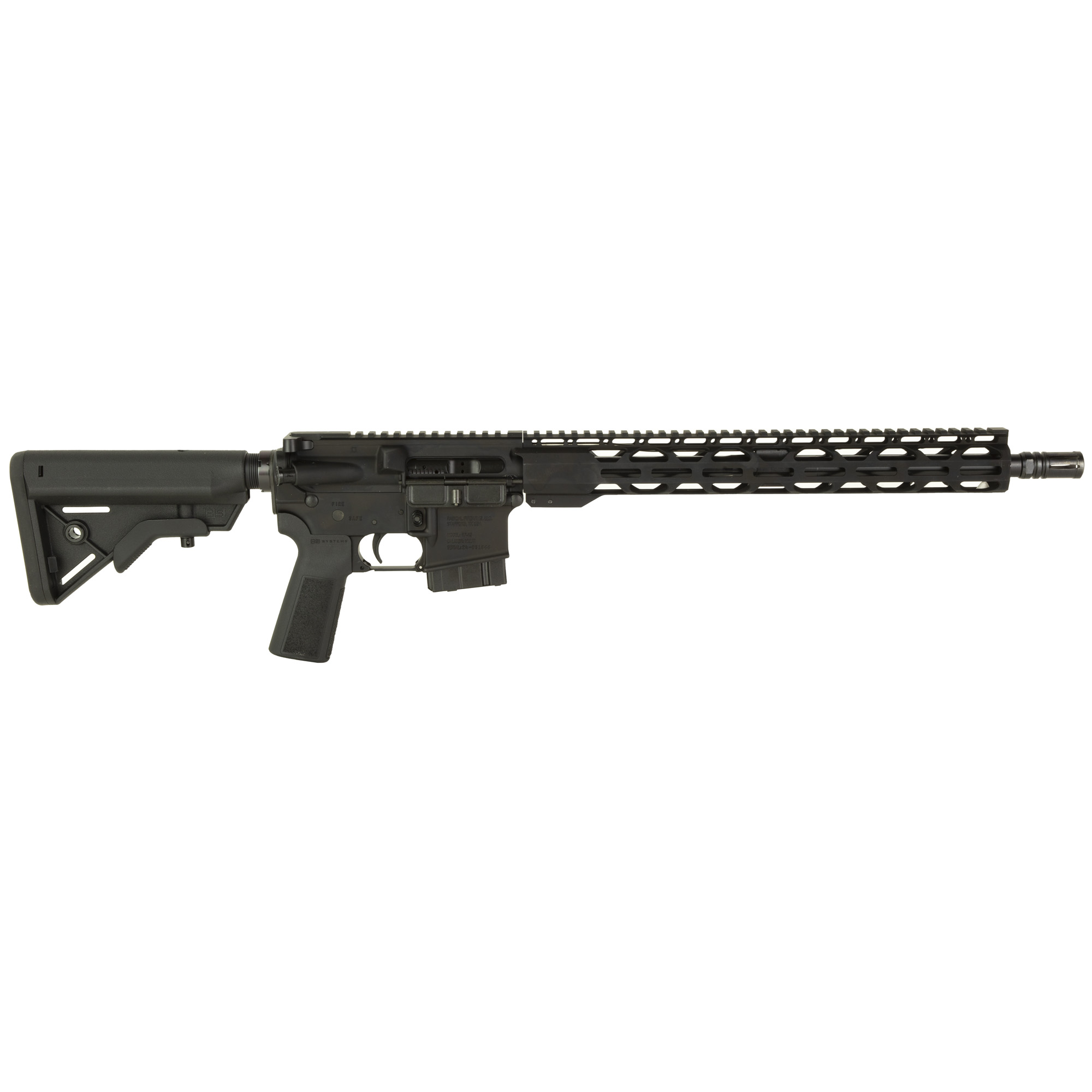 Radical Firearms Forged AR15 Rifle - Black | 7.62x39 | 16" Barrel | 15" RPR Free Float M-LOK Rail | B5 Bravo Stock
