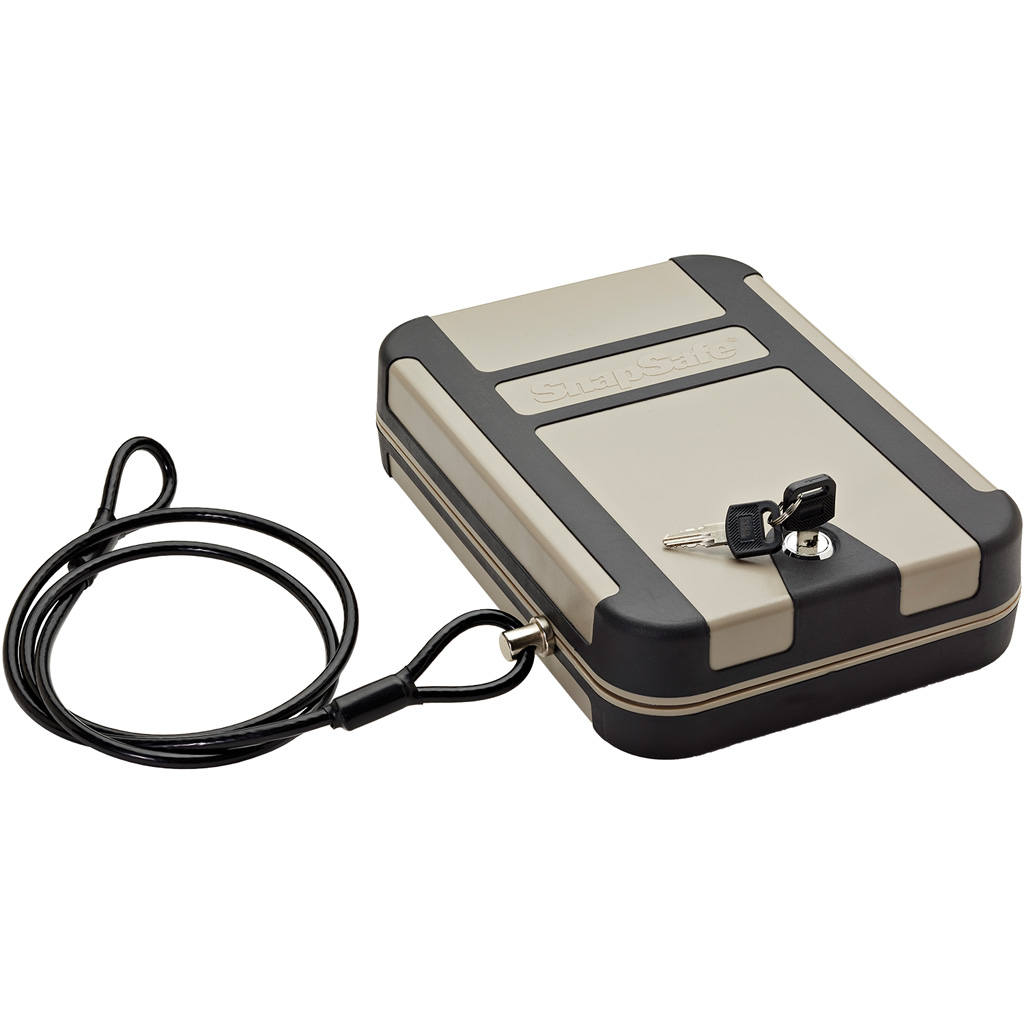 SnapSafe 752122325 TrekLite Lock Box XL Key Entry Flat Dark Earth Steel Holds 1 Handgun