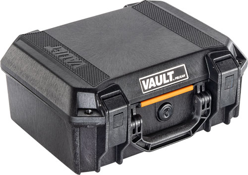 Pelican VCV200 Vault Case Medium Black Polymer Holds 2 Handguns