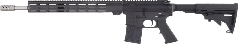 Great Lakes Firearms AR-15 450 Bushmaster 18" 5-Round Stainless Receiver Adjustable Stock