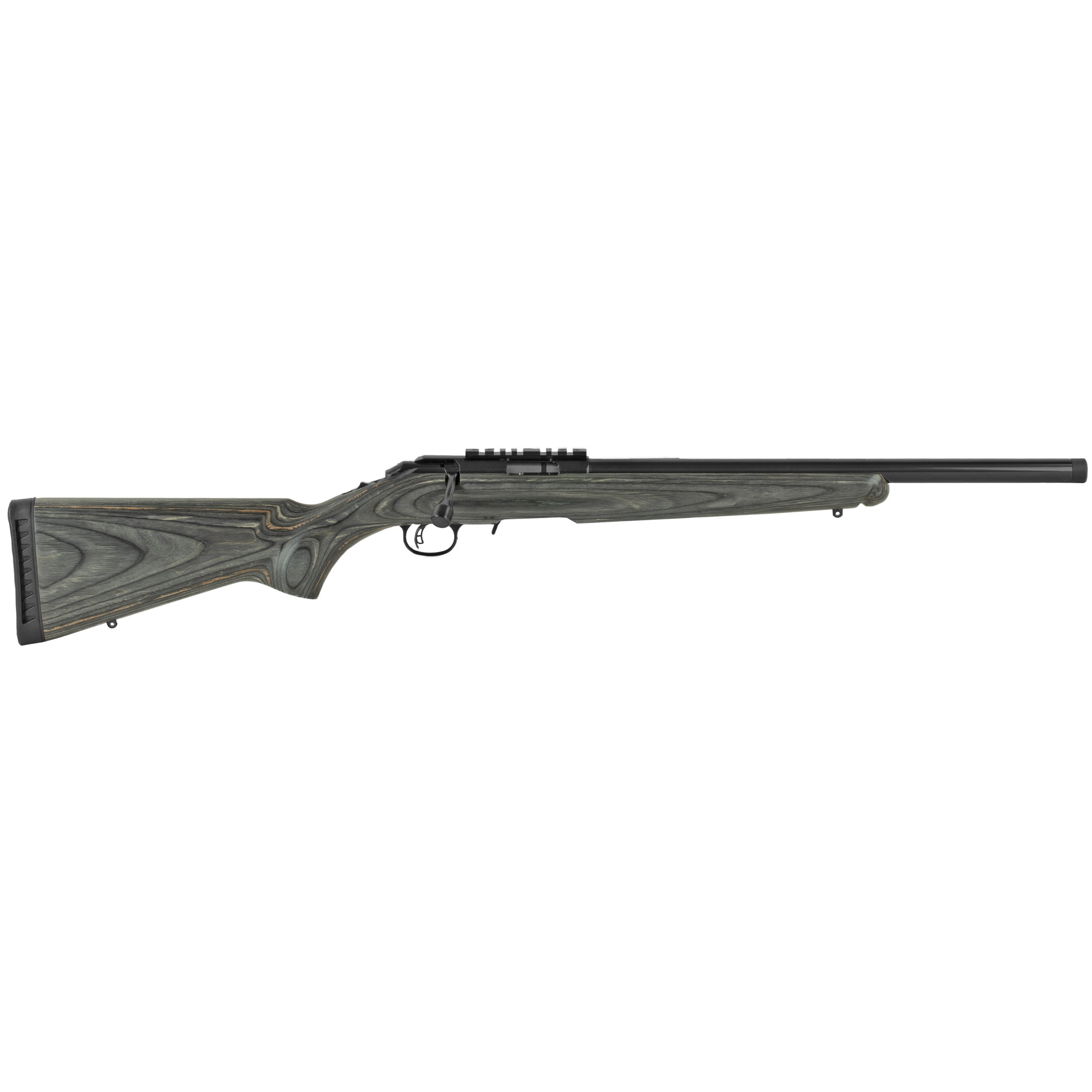 Ruger American Rimfire Target 17 HMR 18in 9 Rounds Satin Blued Laminate Stock