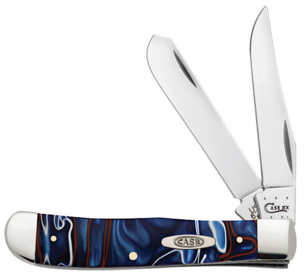 CASE TRAPPER 2BL 41/8" PATRIOTIC