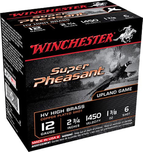 Winchester Super Pheasant 12 Gauge Copper-Plated Lead 1 3/8 oz 25 Rounds