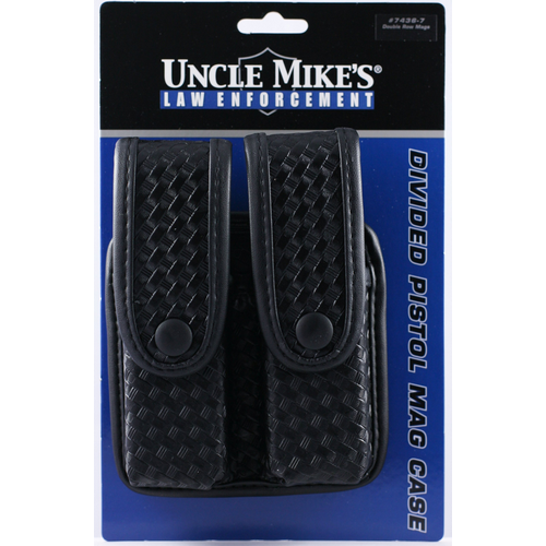 Uncle Mike's Mirage Mag Case Basketweave Black