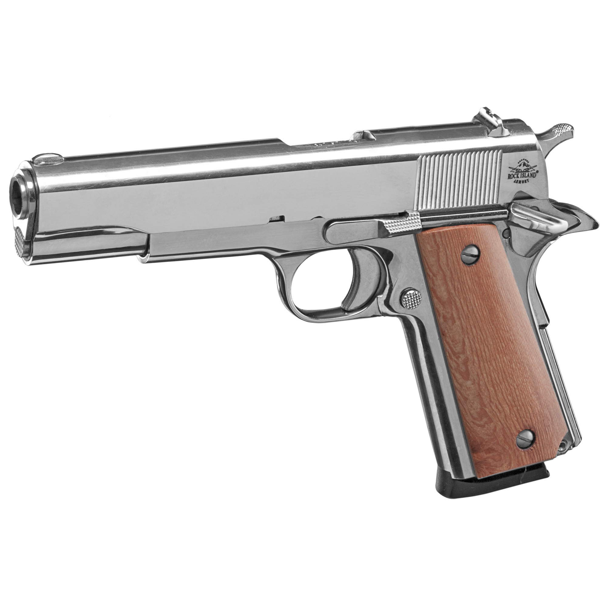 Armscor Rock Island Armory GI Standard FS 1911 Pistol .45 ACP 5" Barrel 8rd Nickel