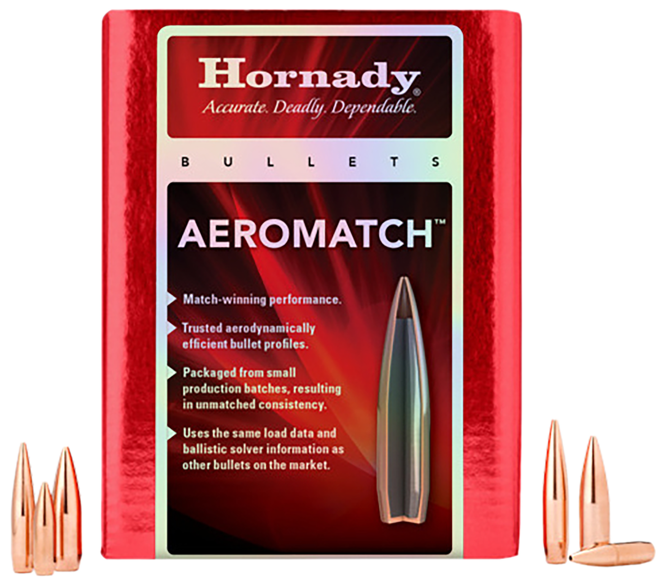 Hornady - 22Cal .224 69gr Hollow Point Boat Tail - 500 Per Box