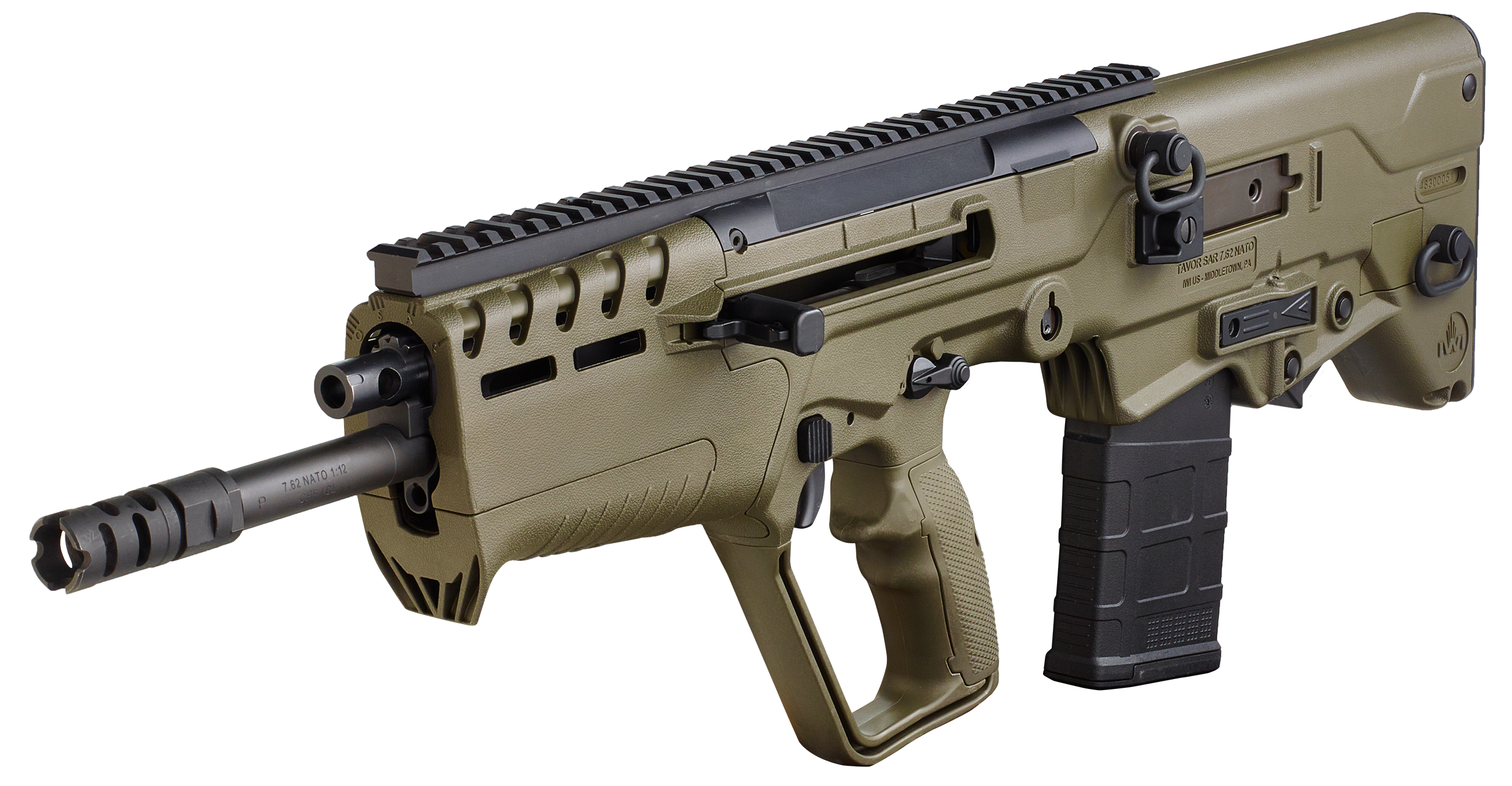 IWI Tavor 7 7.62x51mm NATO 16.5 in 20 Rounds OD Green