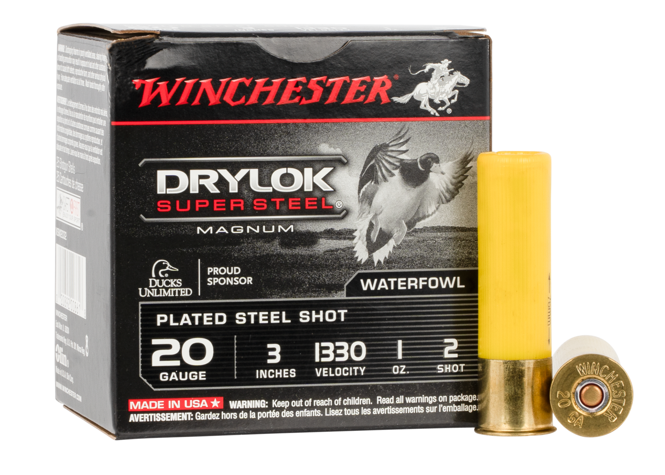 Winchester Drylok Magnum Plated Load 20 Gauge Plated Steel 1 oz 25 Rounds