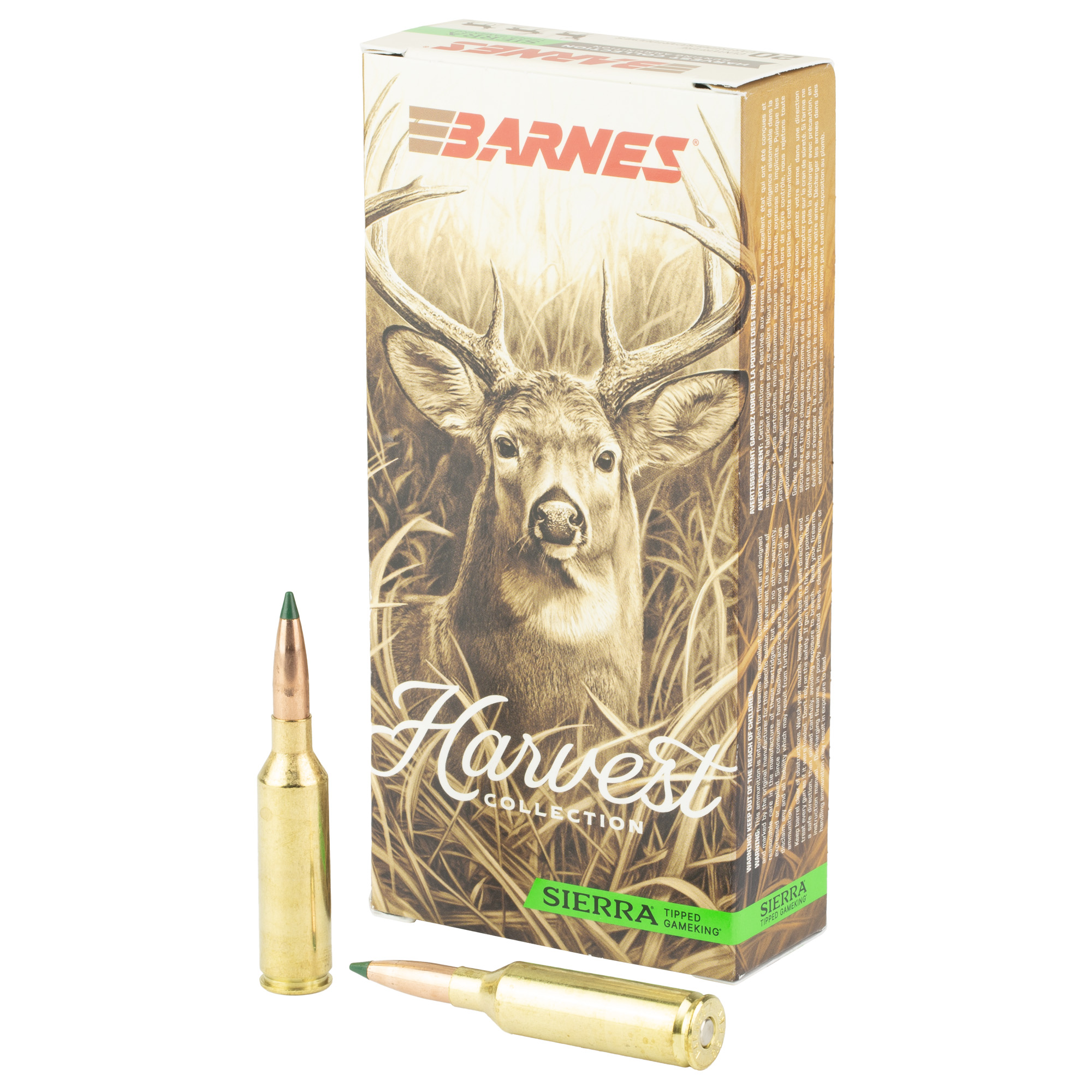 Barnes Bullets Harvest 6.5 PRC Sierra Tipped GameKing 145 Grain 20 Rounds