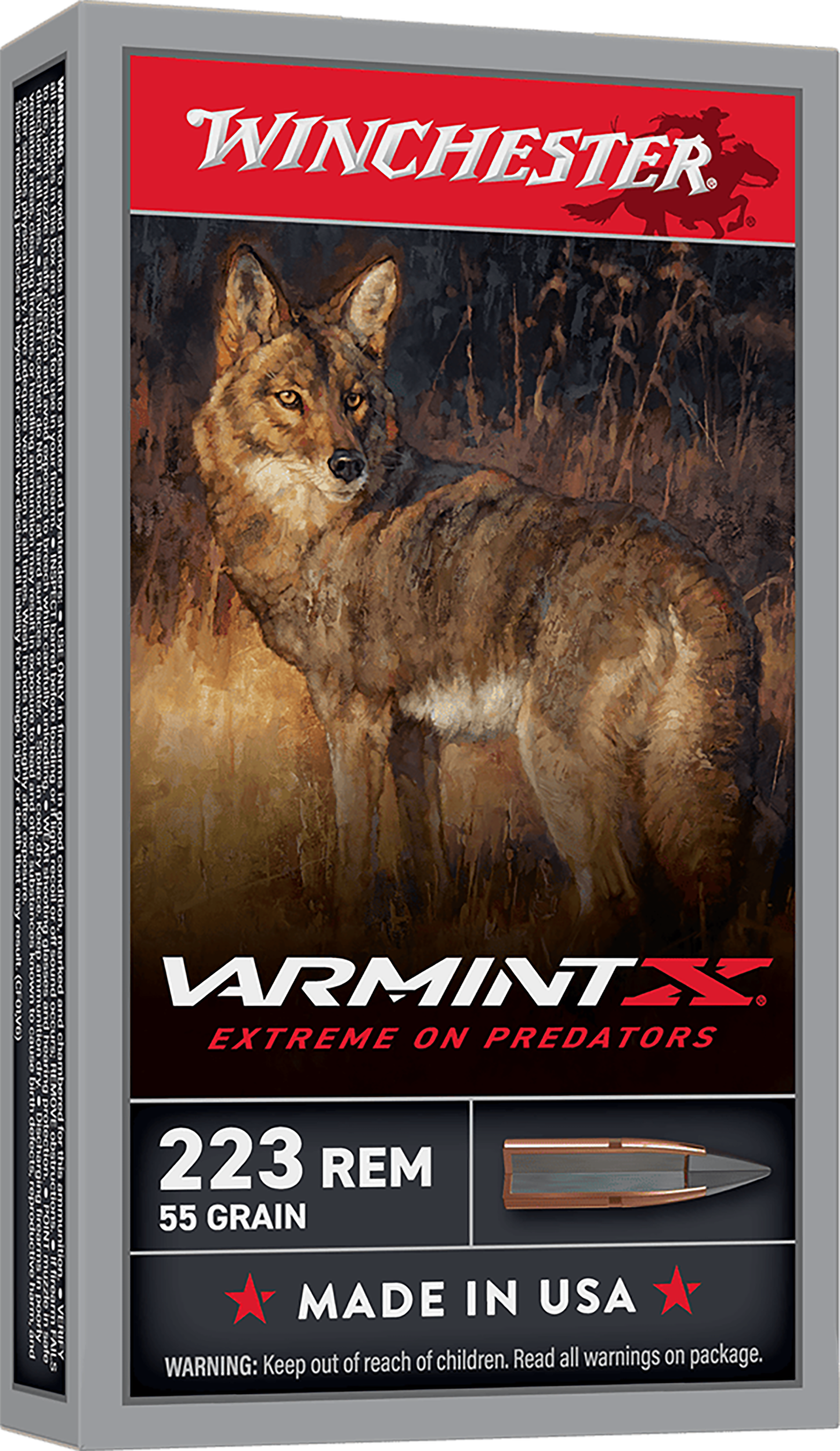 Winchester Varmint X 223 Remington Extreme Point 55 Grain 20 Rounds