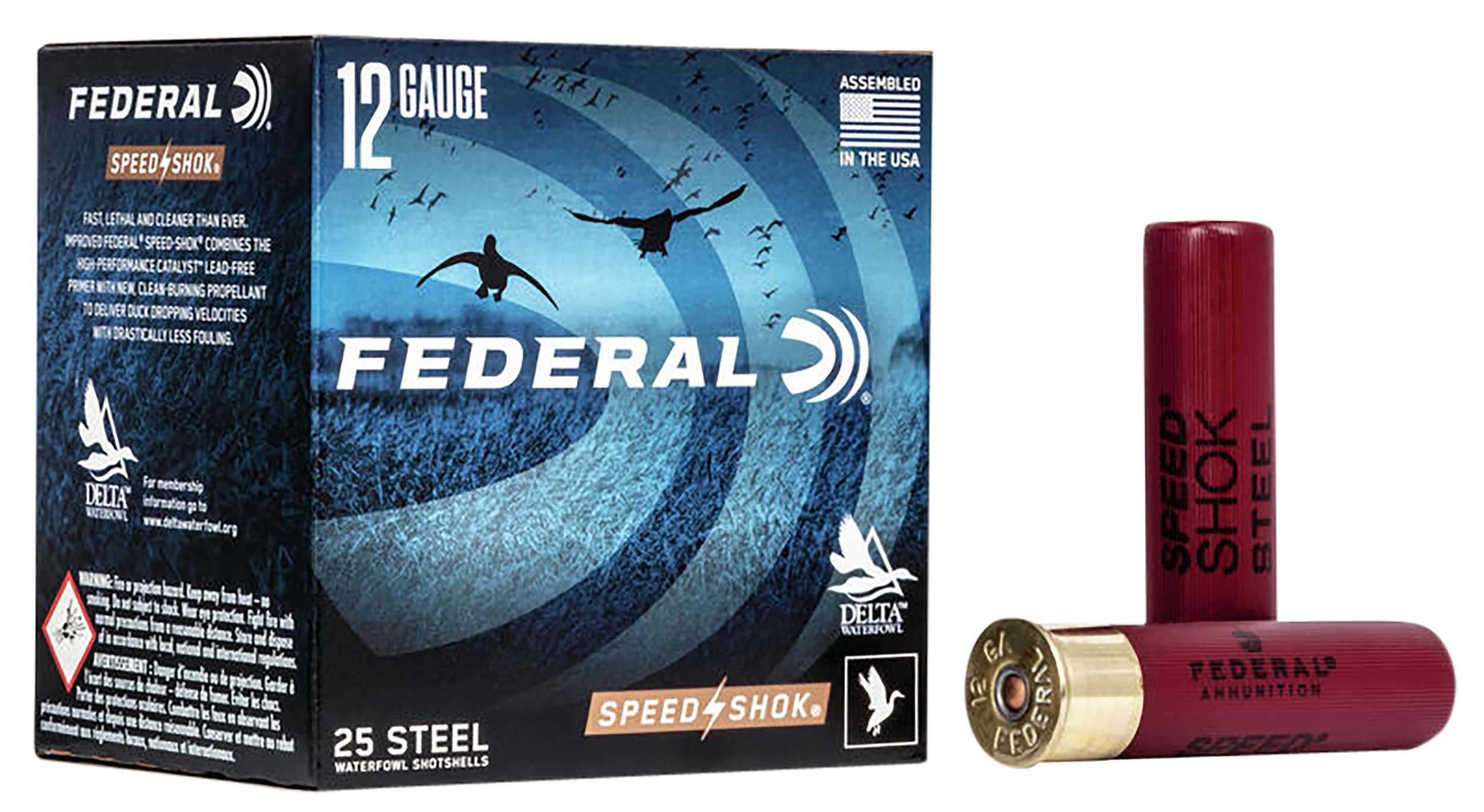 Federal Speed-Shok Load 12 Gauge Steel BB 1 3/8 oz 25 Rounds