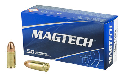 Magtech, Target, 9mm Luger, Full Metal Jacket, 124 Grain, 50 Rounds