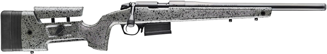 Bergara Rifles B14R001 B-14 Trainer Full Size 22 LR 10+1 18" Matte Blued Matte Barrel & Receiver, HMR w/Adj Cheek Piece Black Fleck Gray Synthetic Stock, Right Hand